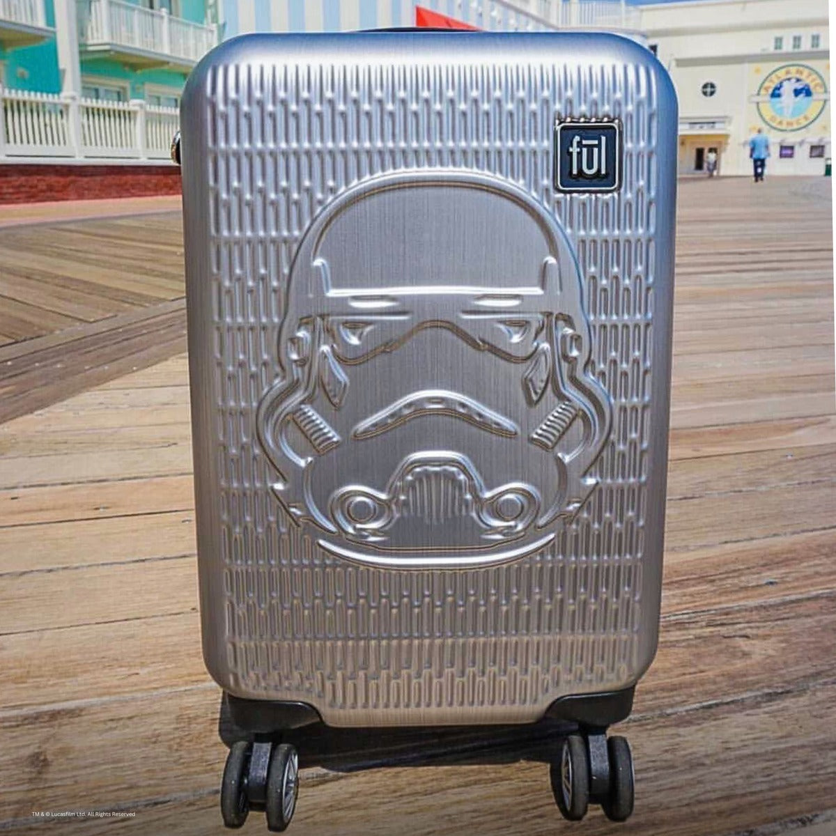 Ful Disney Star Wars Darth Vader carry-on spinner suitcase affordable luggage silver