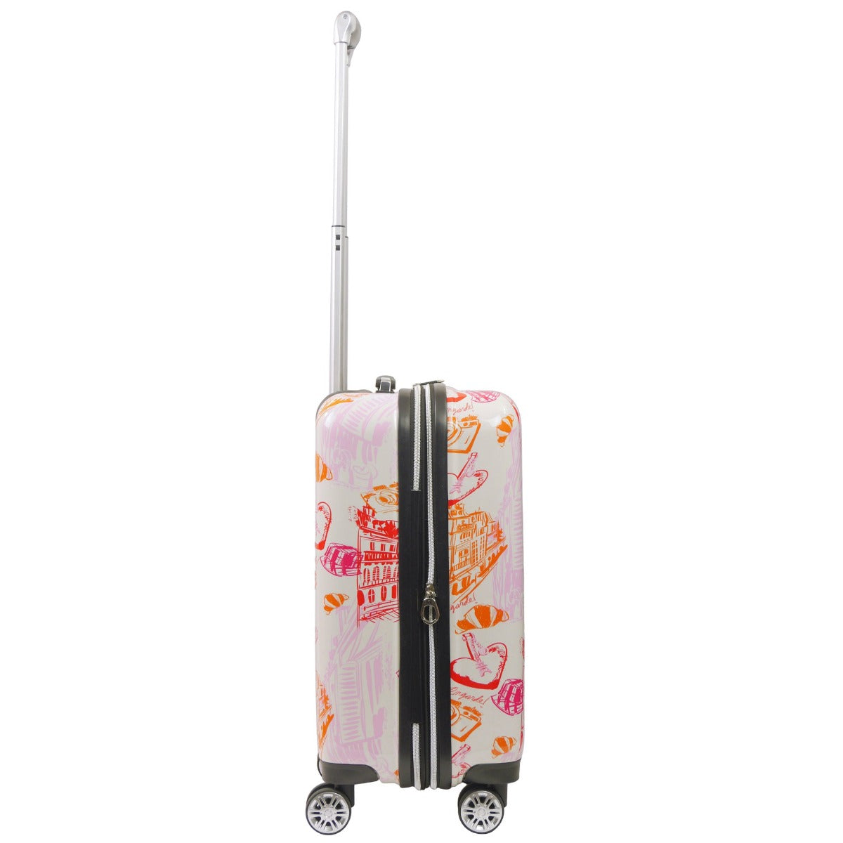 Ful Emily in Paris 21.5 inch hardside spinner expandable lightweight suitcase carry on luggage 