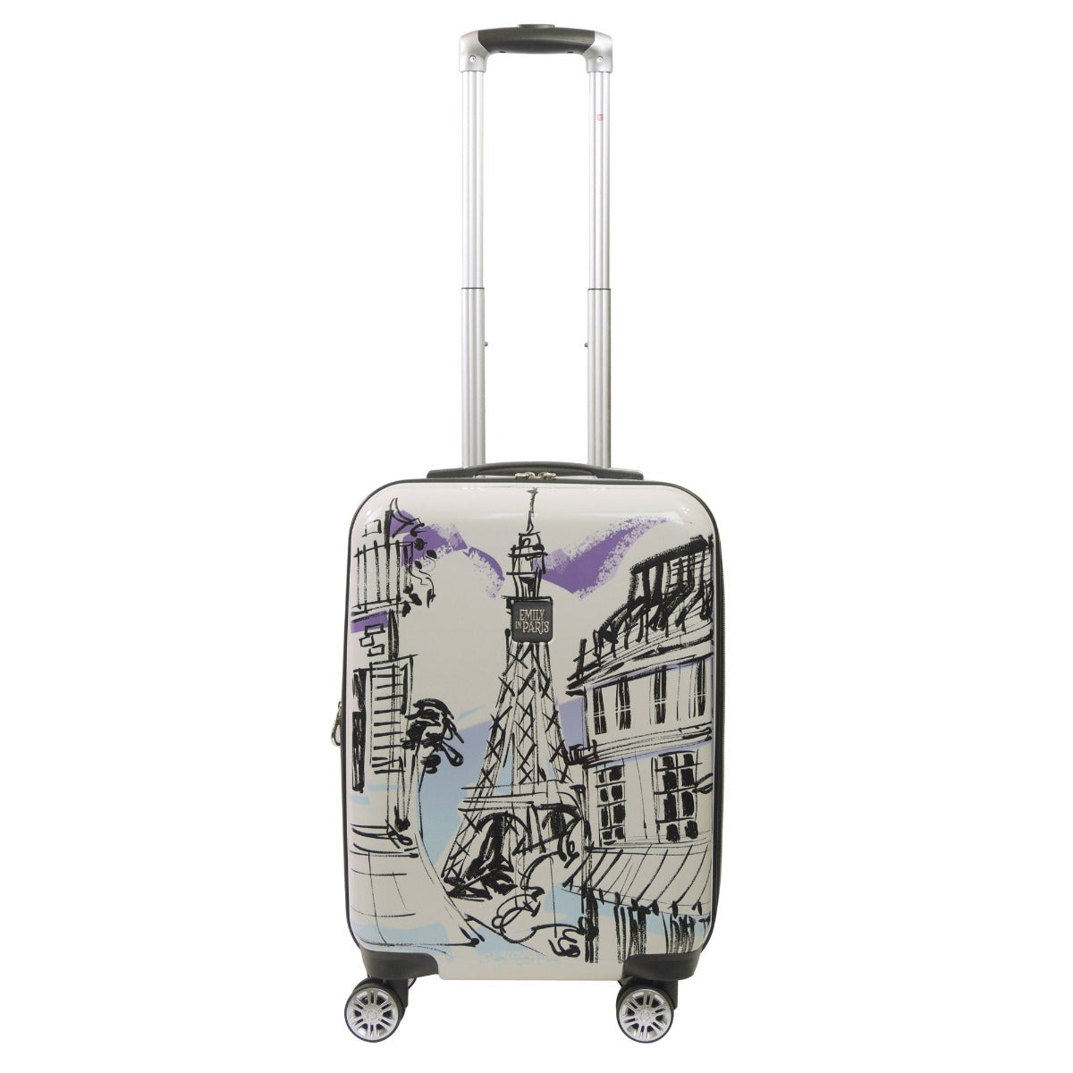 Emily in Paris 21 inch hardside expandable suitcase - Ful carry on luggage