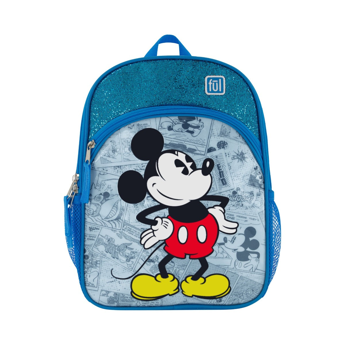 Blue Disney Heritage Mikey Mouse matching 2 piece set - 13" carry-on backpack for kids