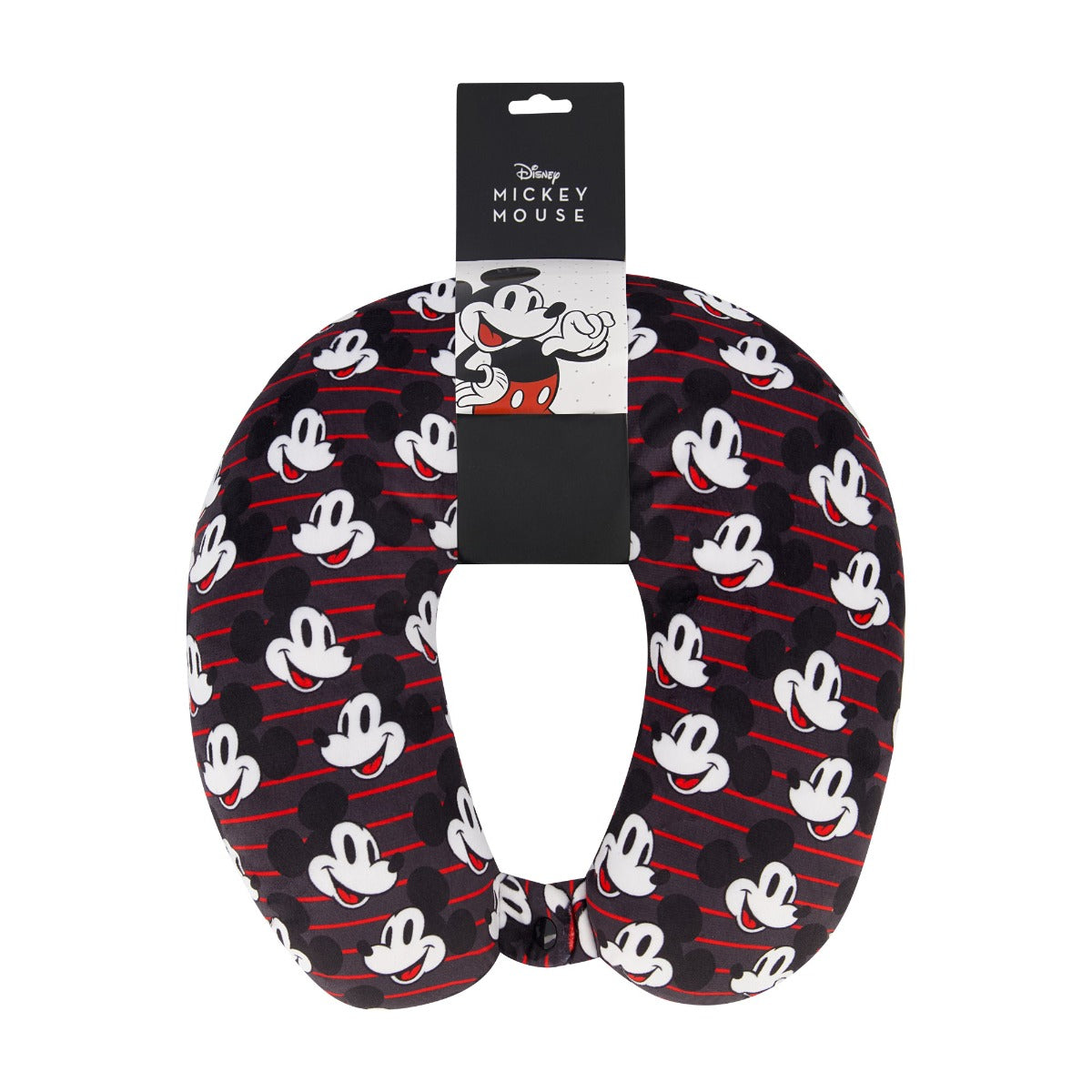 Disney mickey mouse neck pillow red black white - best wrap travel pillow for traveling