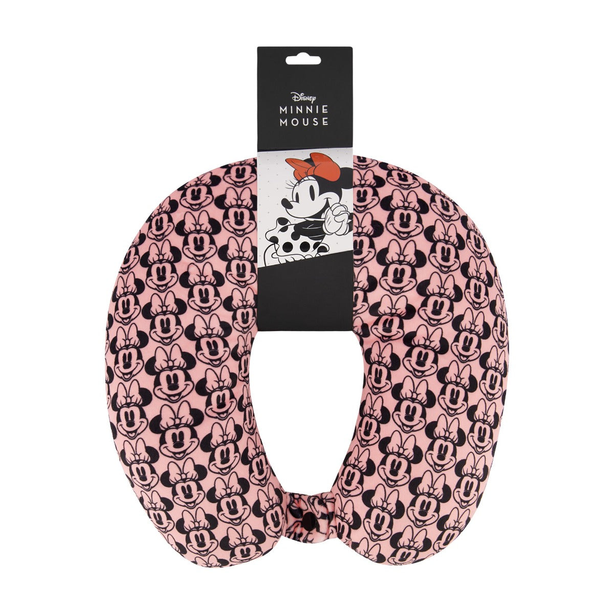 Ful disney minnie mouse neck pillow pink and black - best travel pillows for long trips