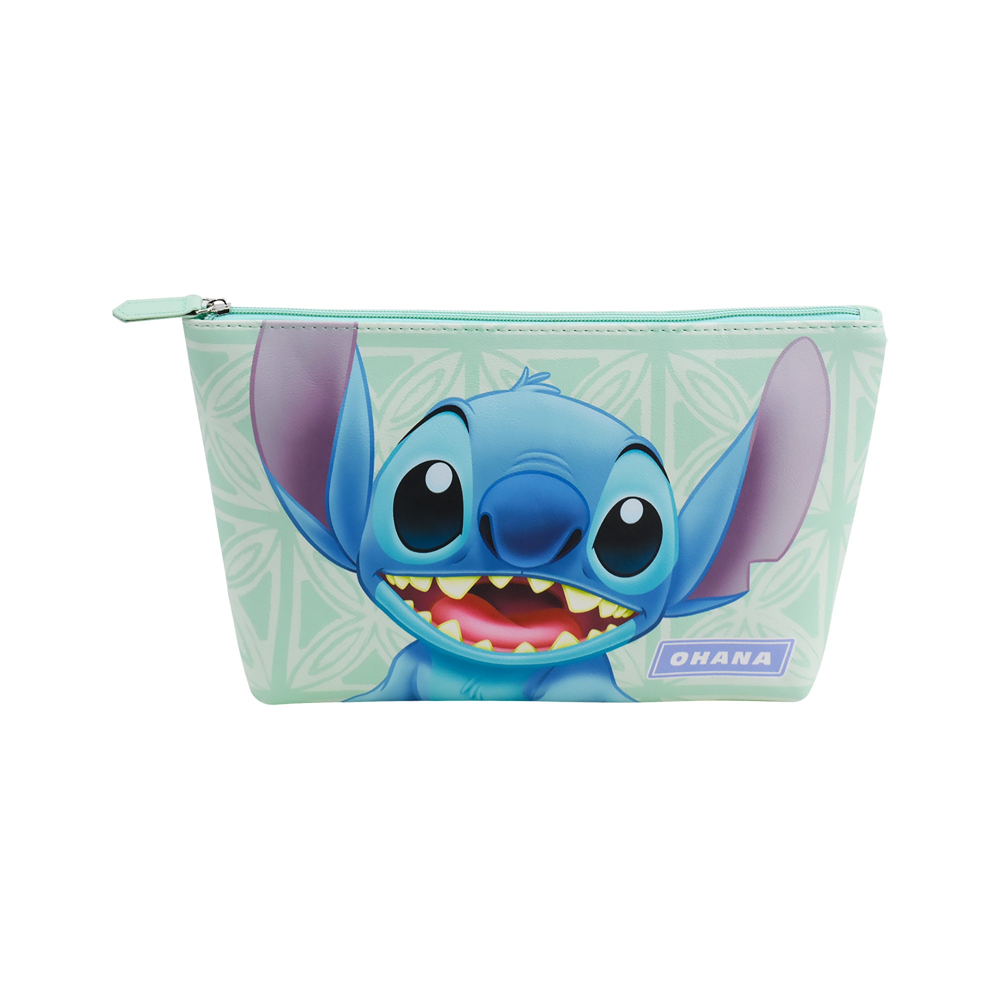 Disney Stitch Ohana Green Wedge Cosmetic Bag