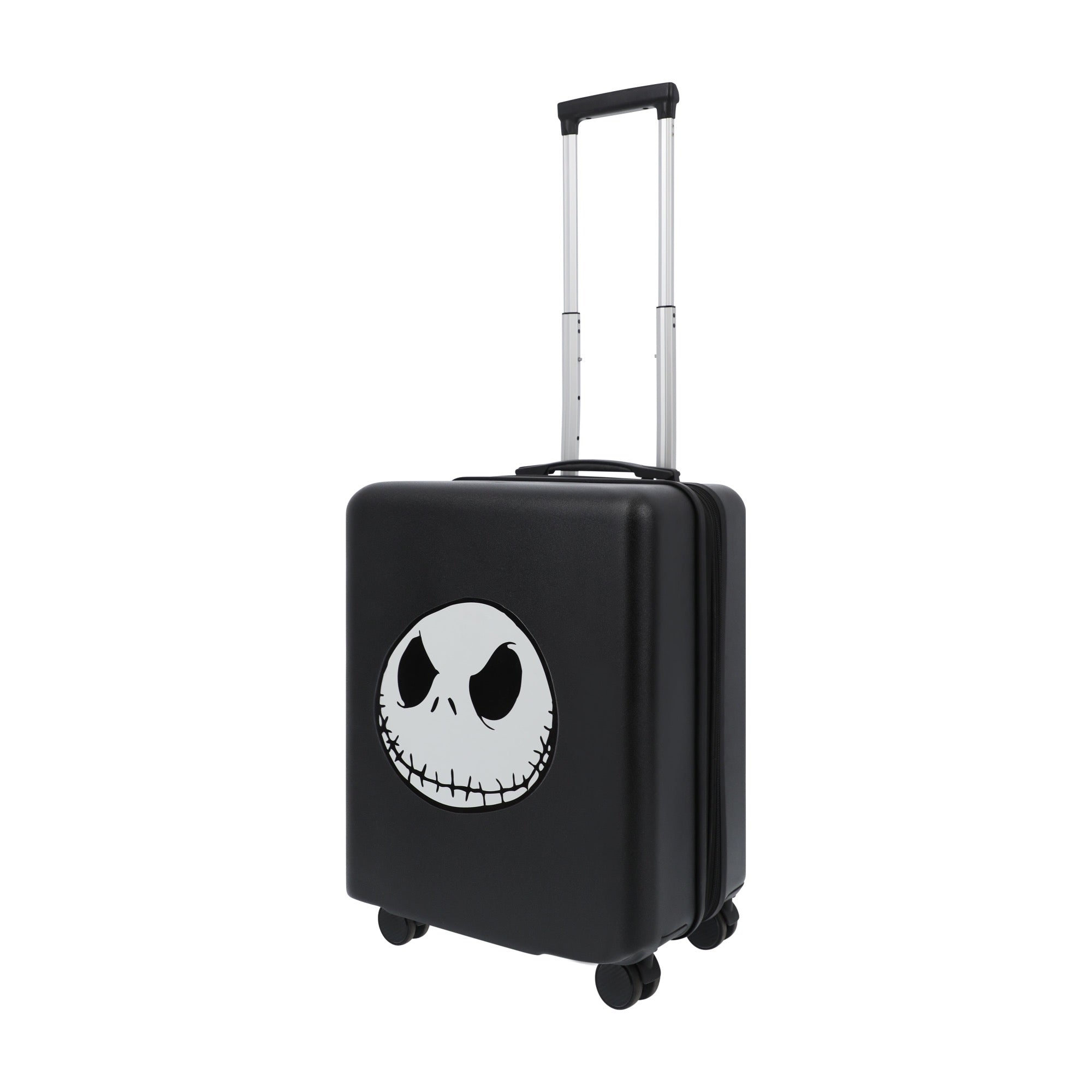 Jack Skellington Face 22.5" Black Hardside Carry-On Spinner Suitcase Luggage by Ful