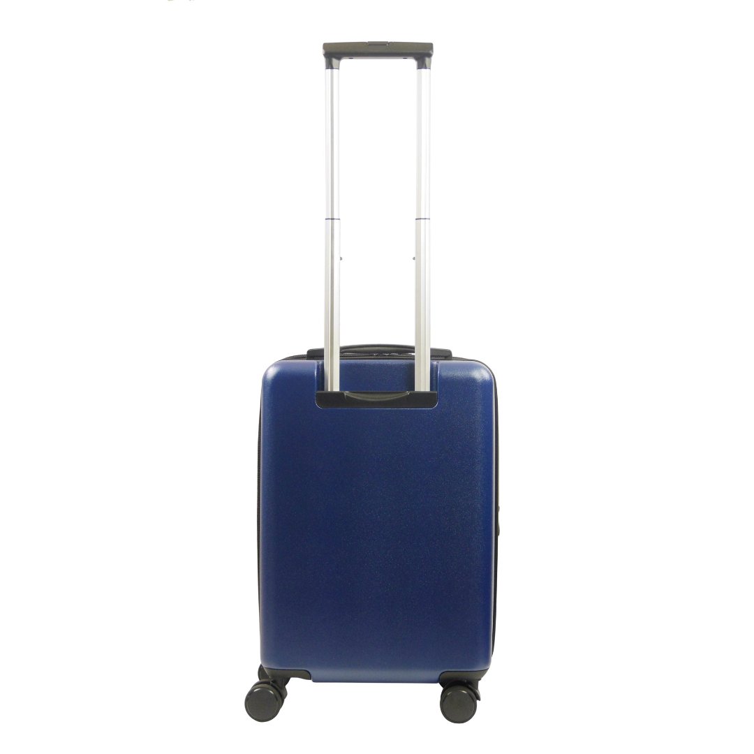 22.5" Navy Carry-On Rolling Luggage Spinner Suitcase by Ful