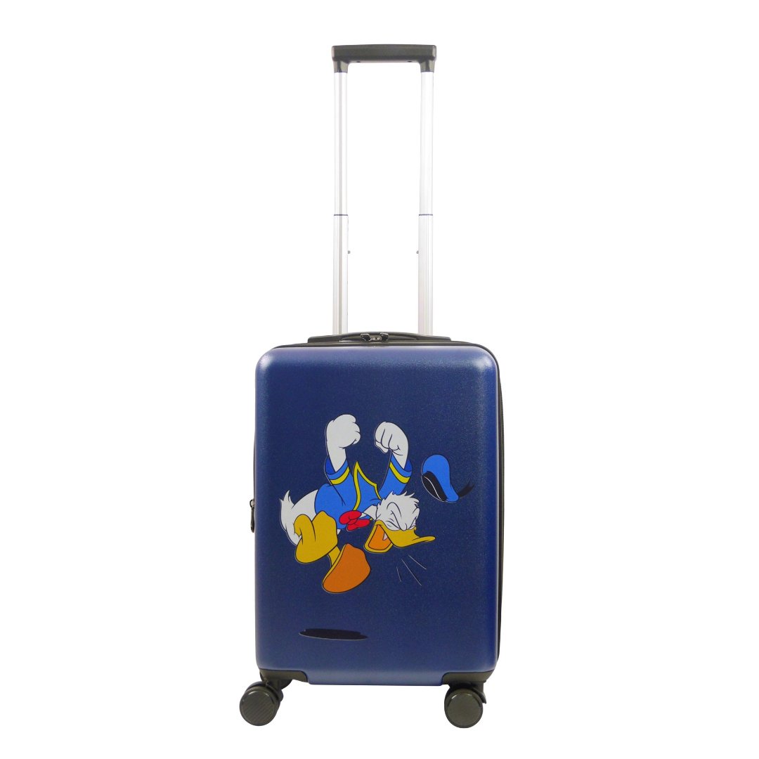 Disney Donald Duck 22.5" Navy Carry-On Rolling Luggage Spinner Suitcase by Ful