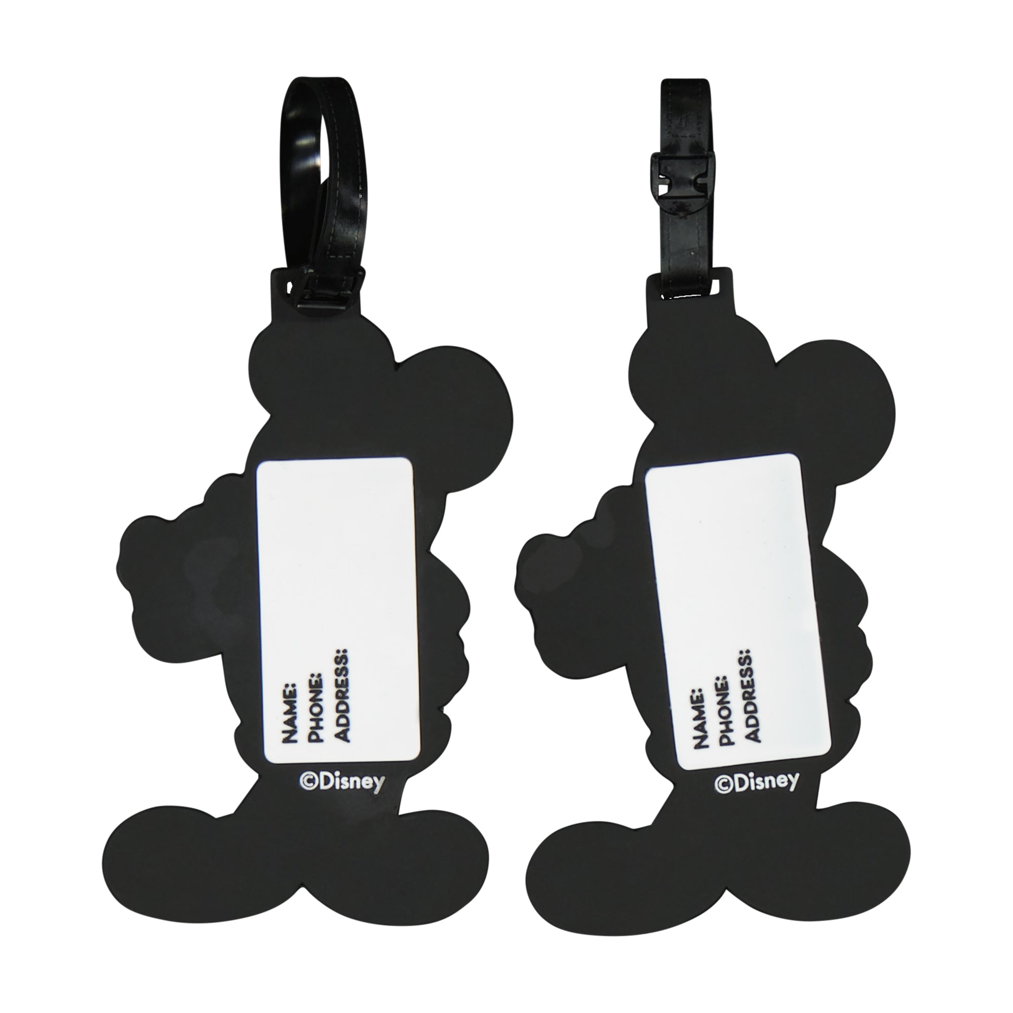 Disney Mickey Mouse Luggage Tags 2-Piece Set