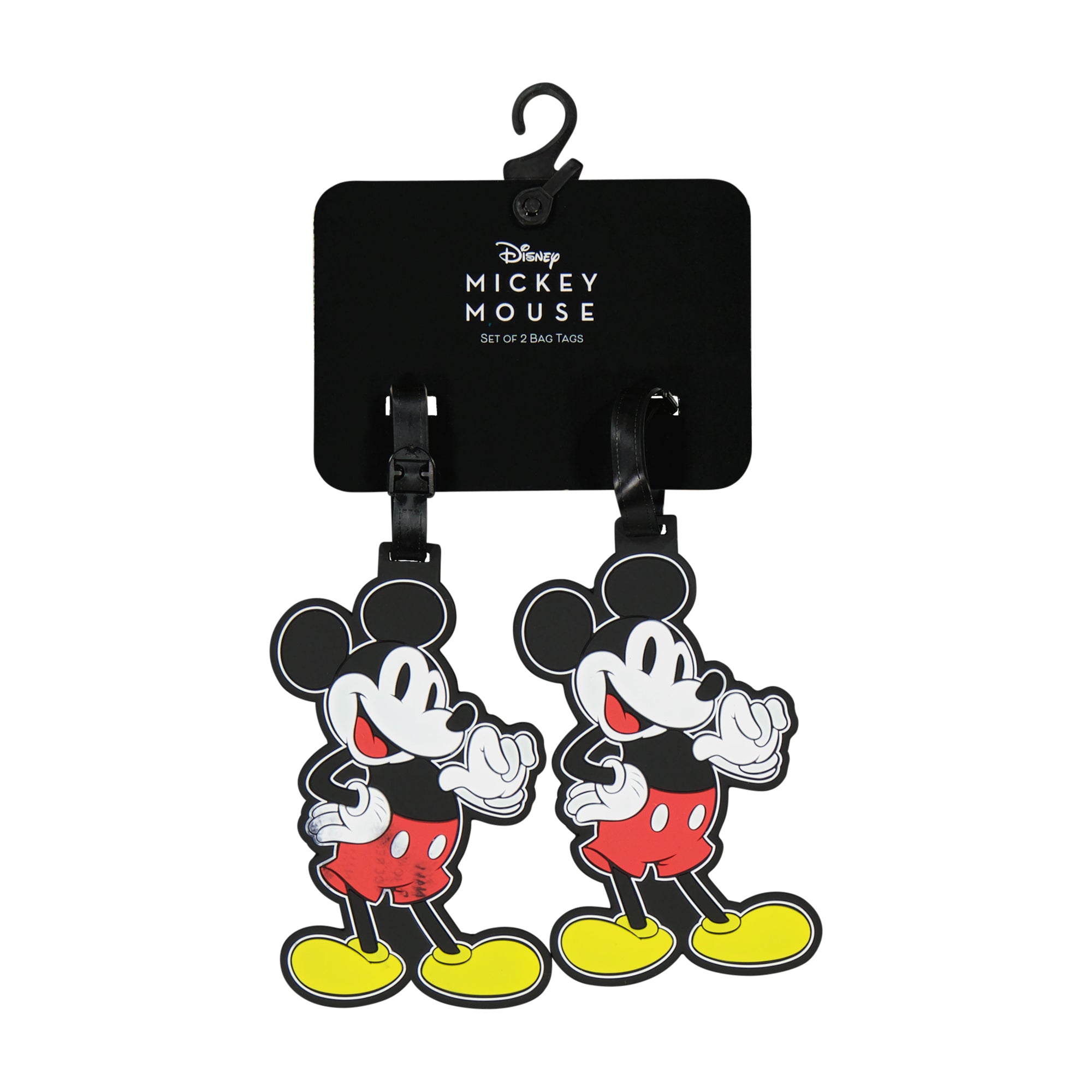 Disney Mickey Mouse Luggage Tags 2-Piece Set