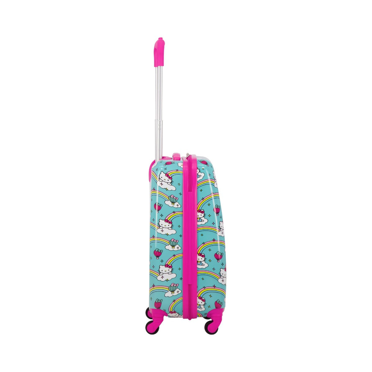 Hello Kitty Ful Rainbows 21 inch carry-on spinner suitcase rolling luggage for kids