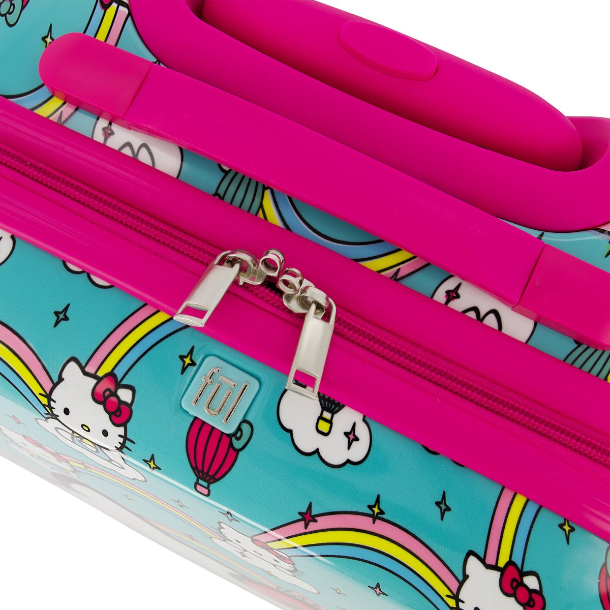 Hello Kitty Ful Rainbows 21 inch carry-on spinner suitcase rolling luggage for kids