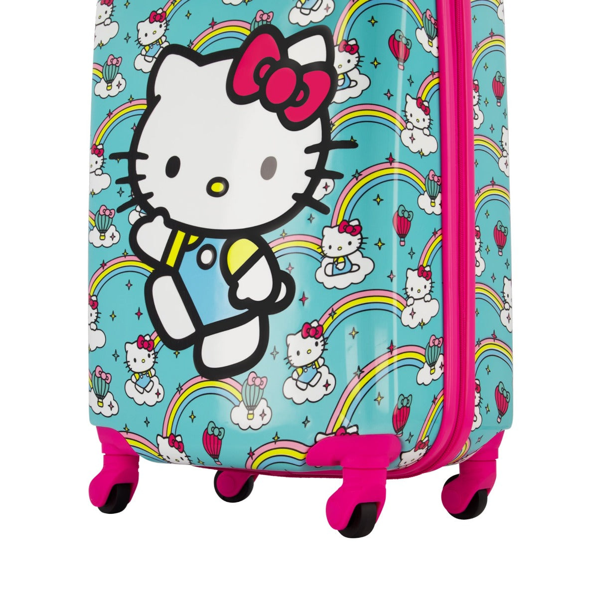 Hello Kitty Ful Rainbows matching 2 piece set - kids 21" spinner suitcase
