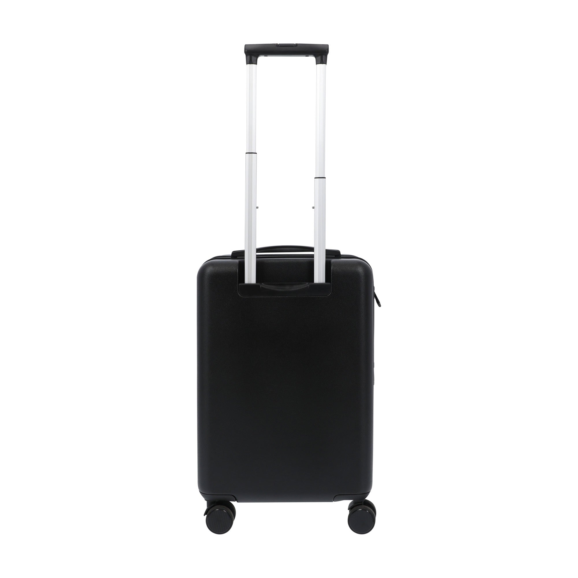 Black 22.5" carry-on spinner suitcase luggage by Ful