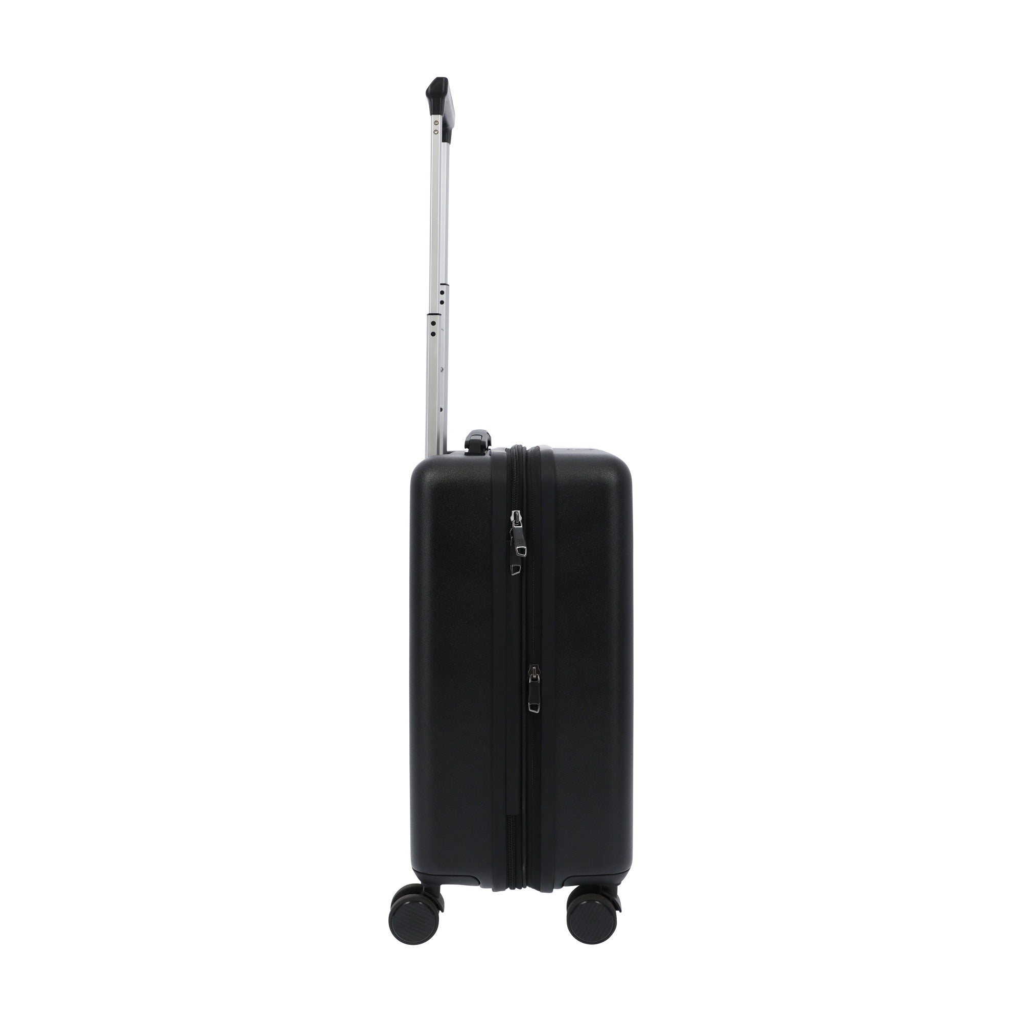 Black 22.5" carry-on spinner suitcase luggage by Ful