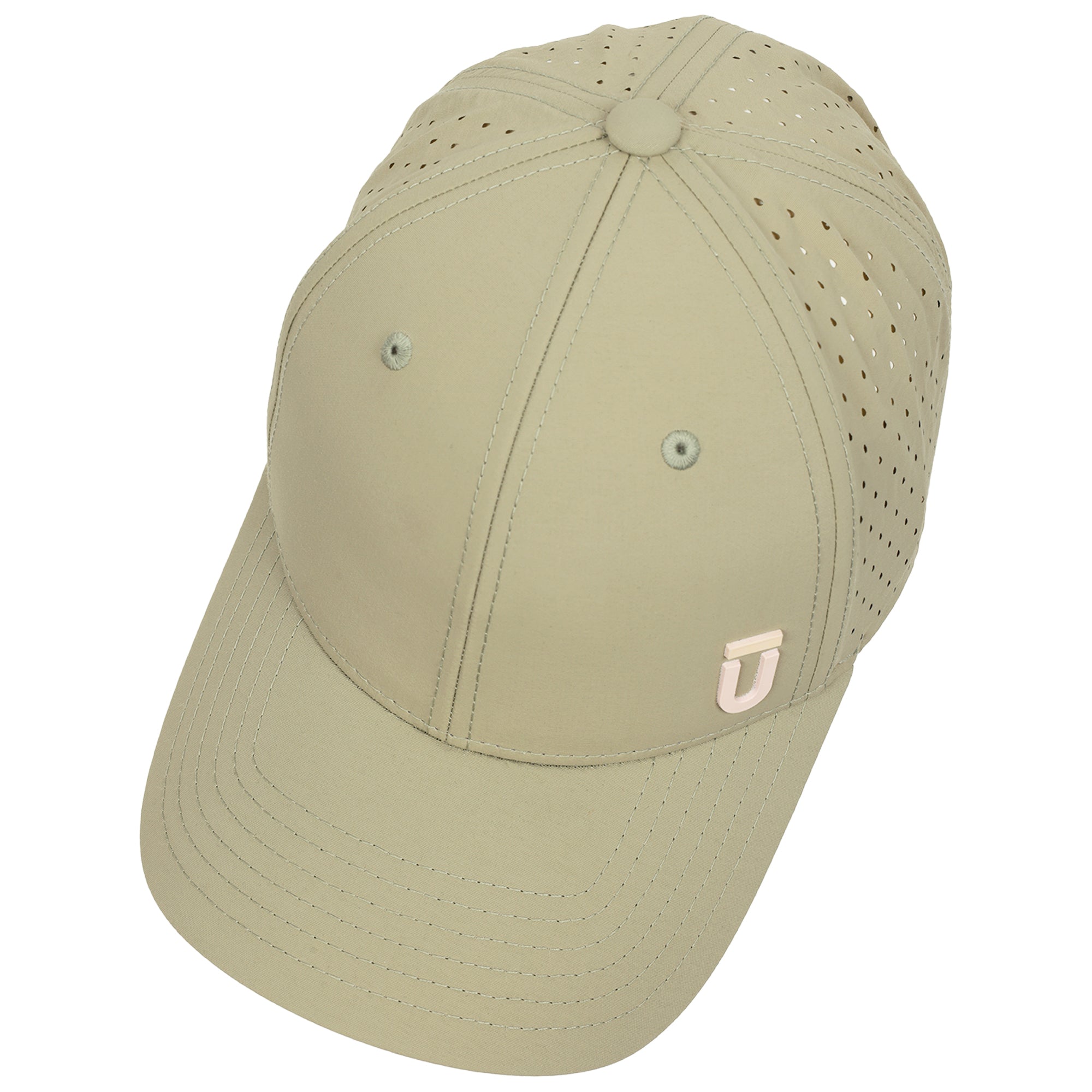 FŪL Perforated Nylon Cap with 3D Rubber Logo and Elastic Logo Backstrap
