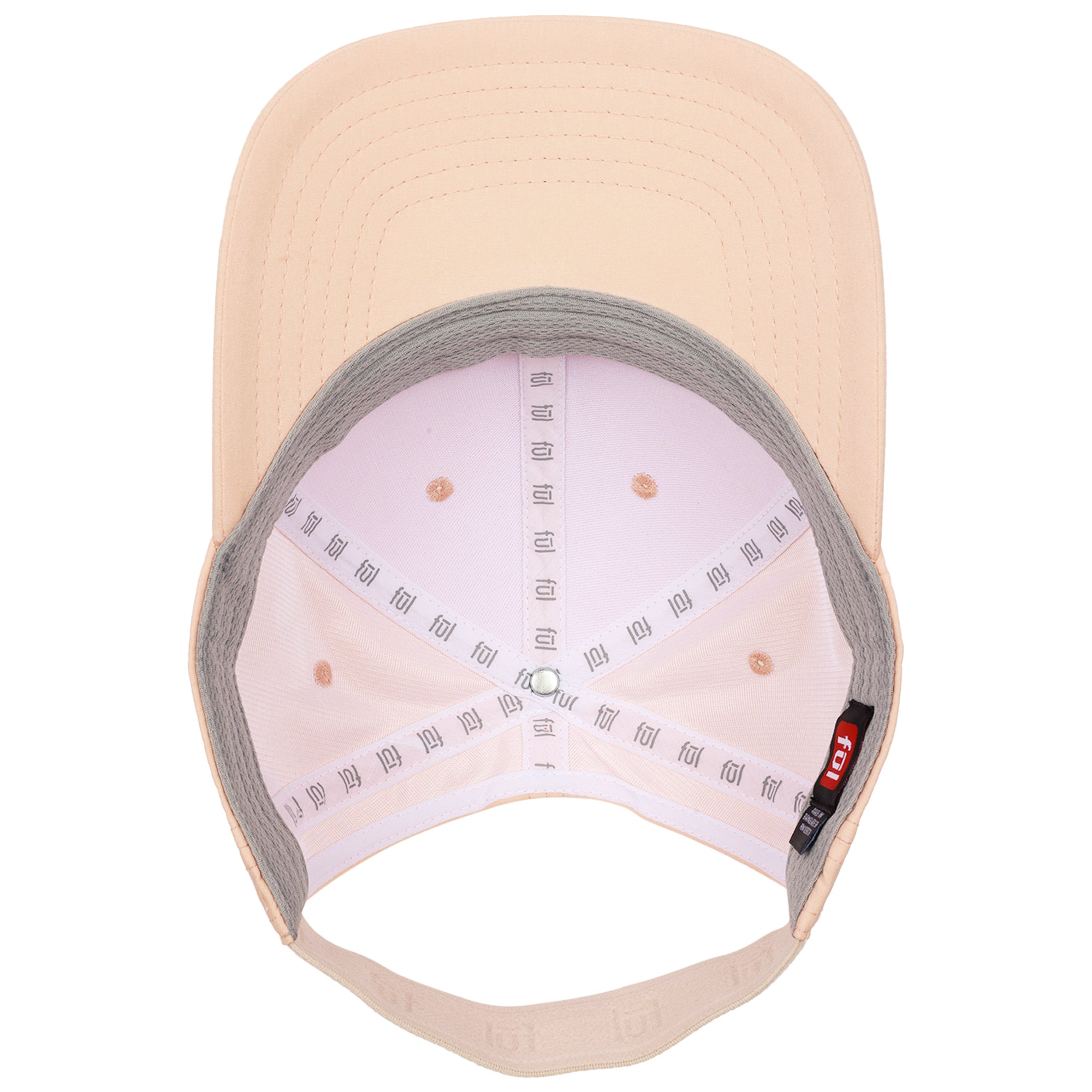 FŪL Soft Constructed Backless Cap with Elastic Logo Backstrap