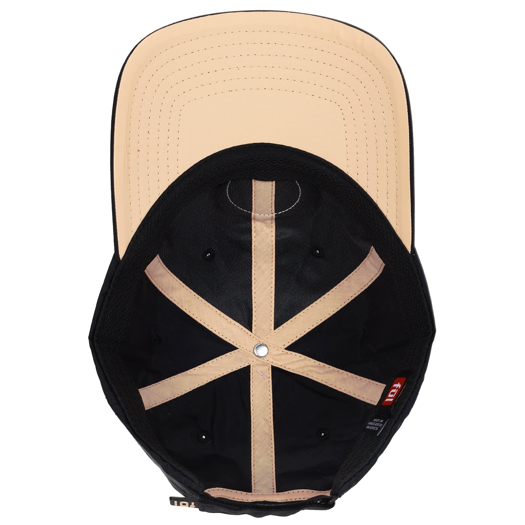 FŪL Rubber Patch Nylon Cap with Rubber Tab hook and loop Backstrap