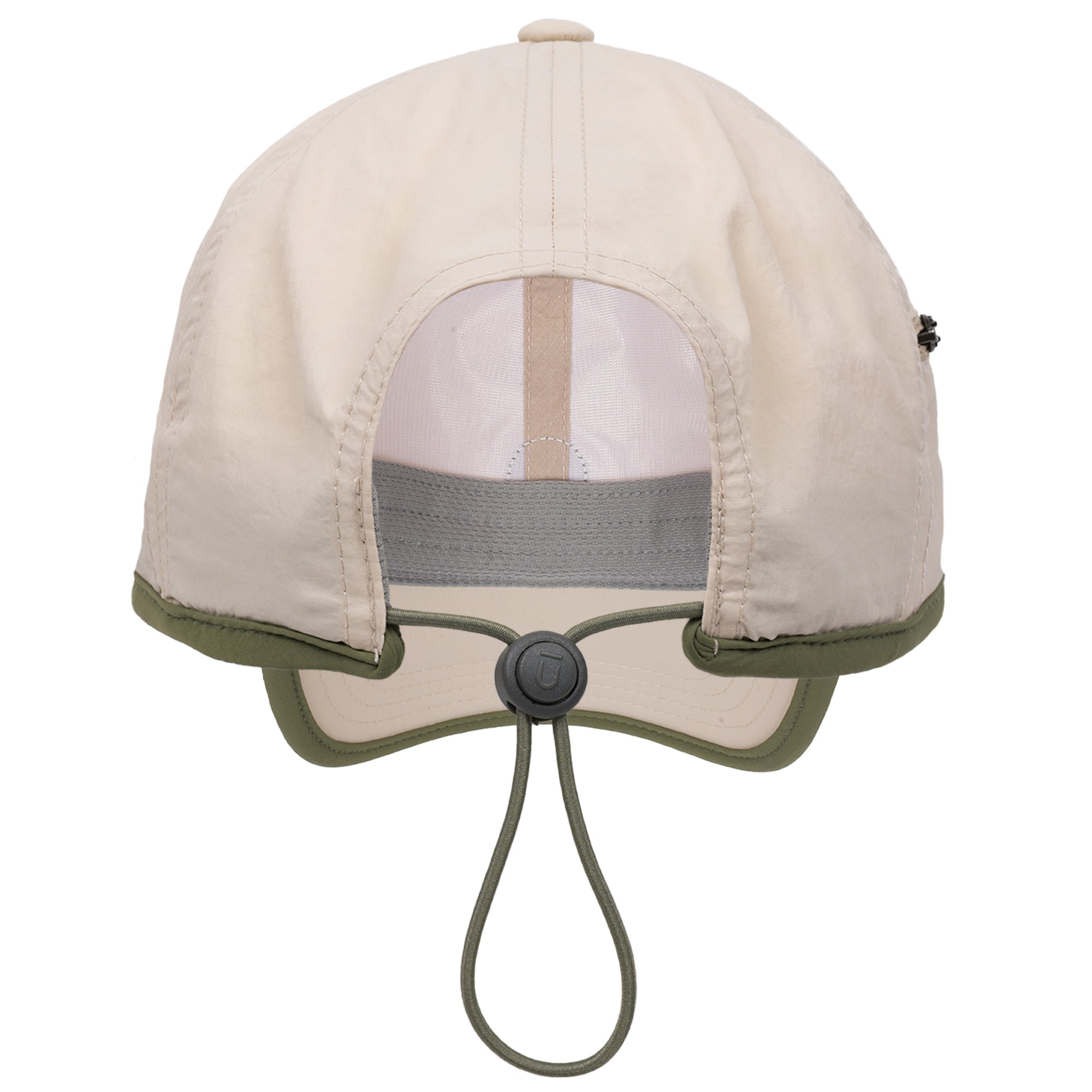FŪL Contrast Binding Nylon Cap with Rubber Patch and Elastic Bungee