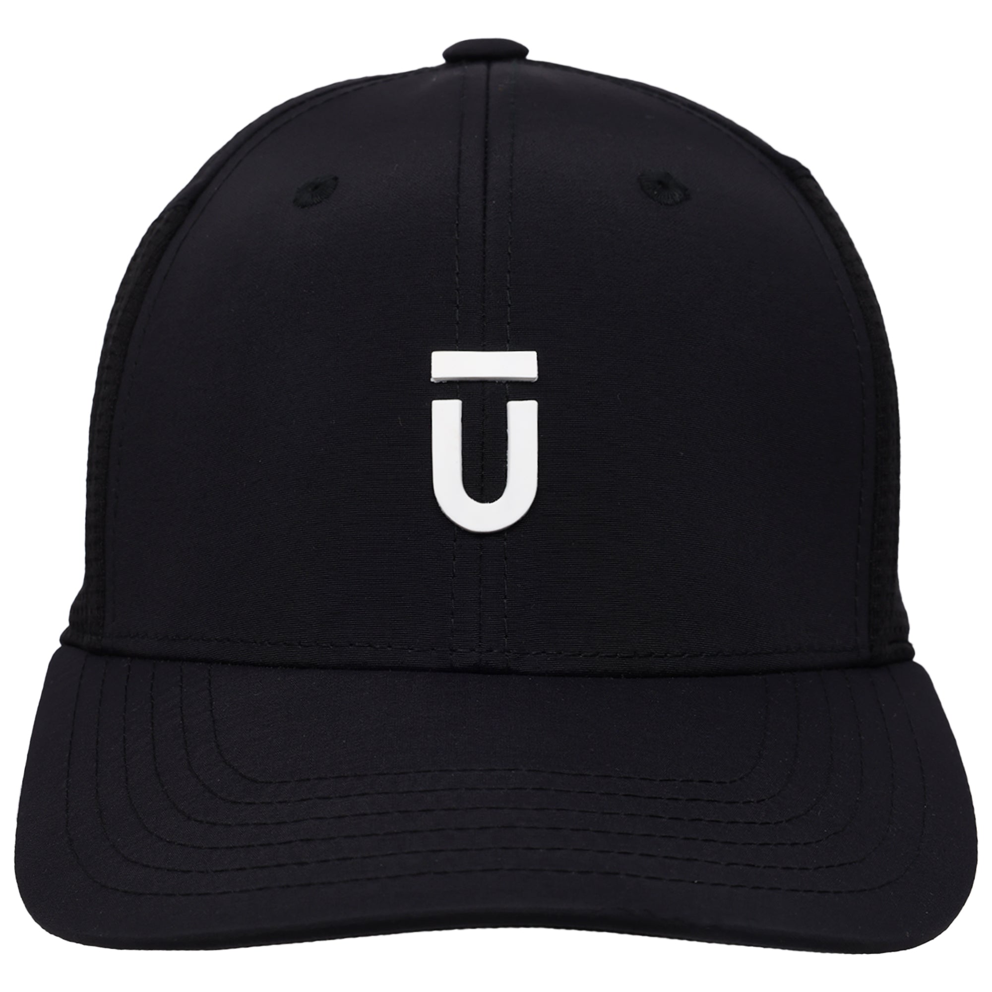 FŪL Men’s Stretch Performance Cap with Mesh Inset and Raised Rubber Logo