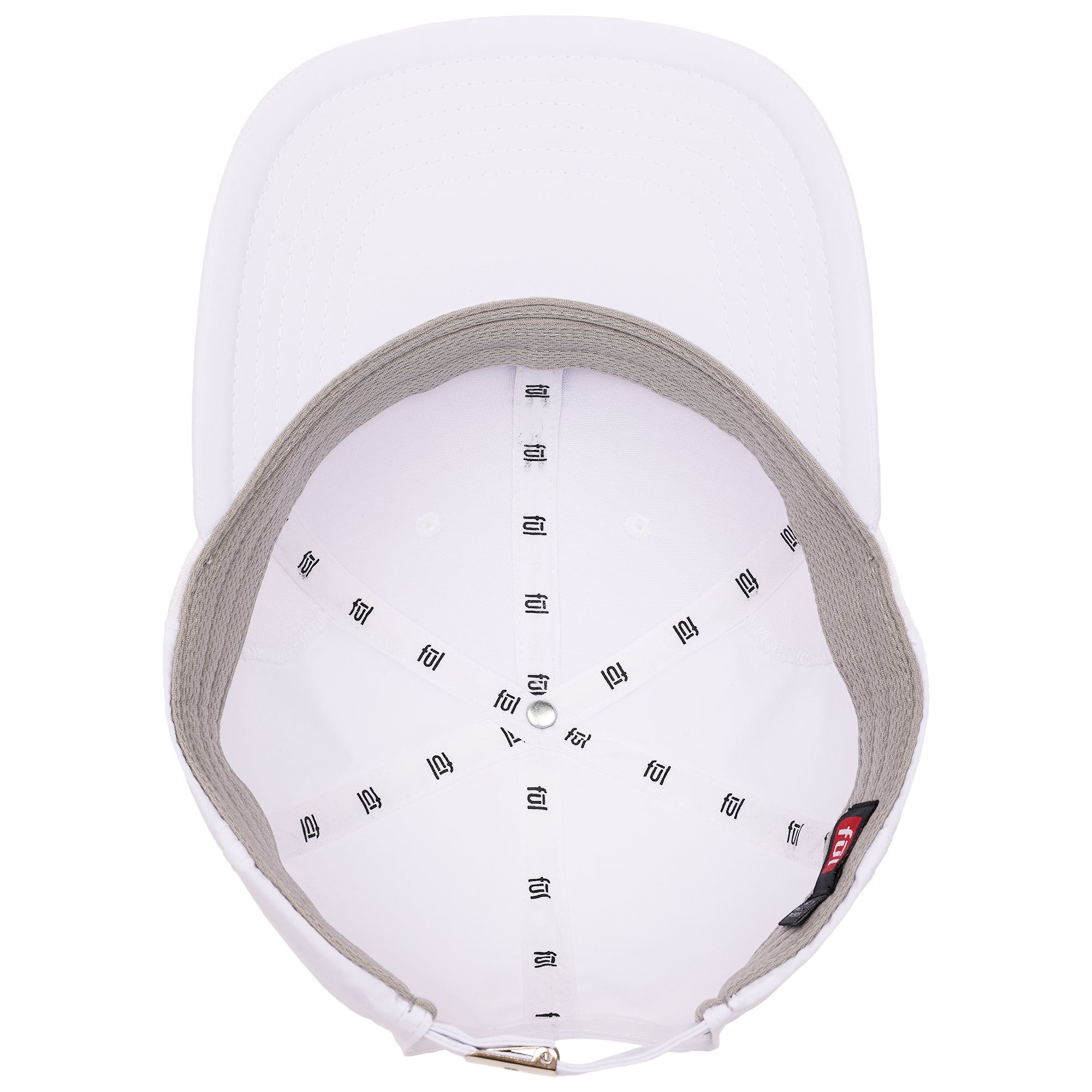 FŪL Men’s Stretch Performance Cap with Mesh Inset and Raised Rubber Logo