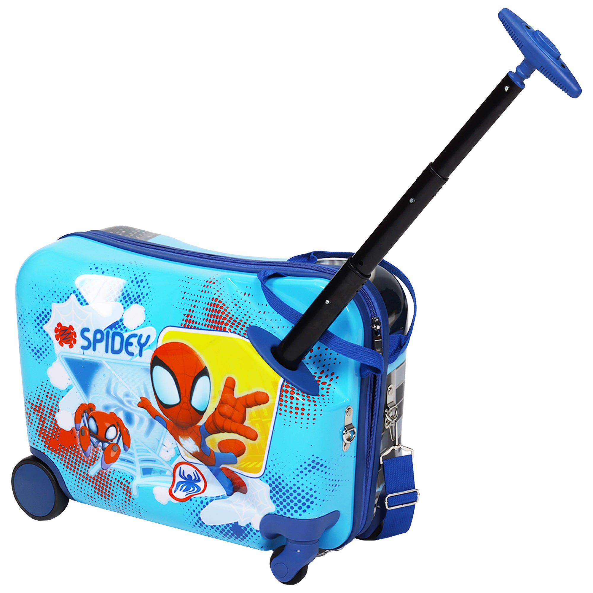 Marvel Spidey and His Amazing Friends FŪL Kids’ 14-Inch Ride-On Hardside Luggage