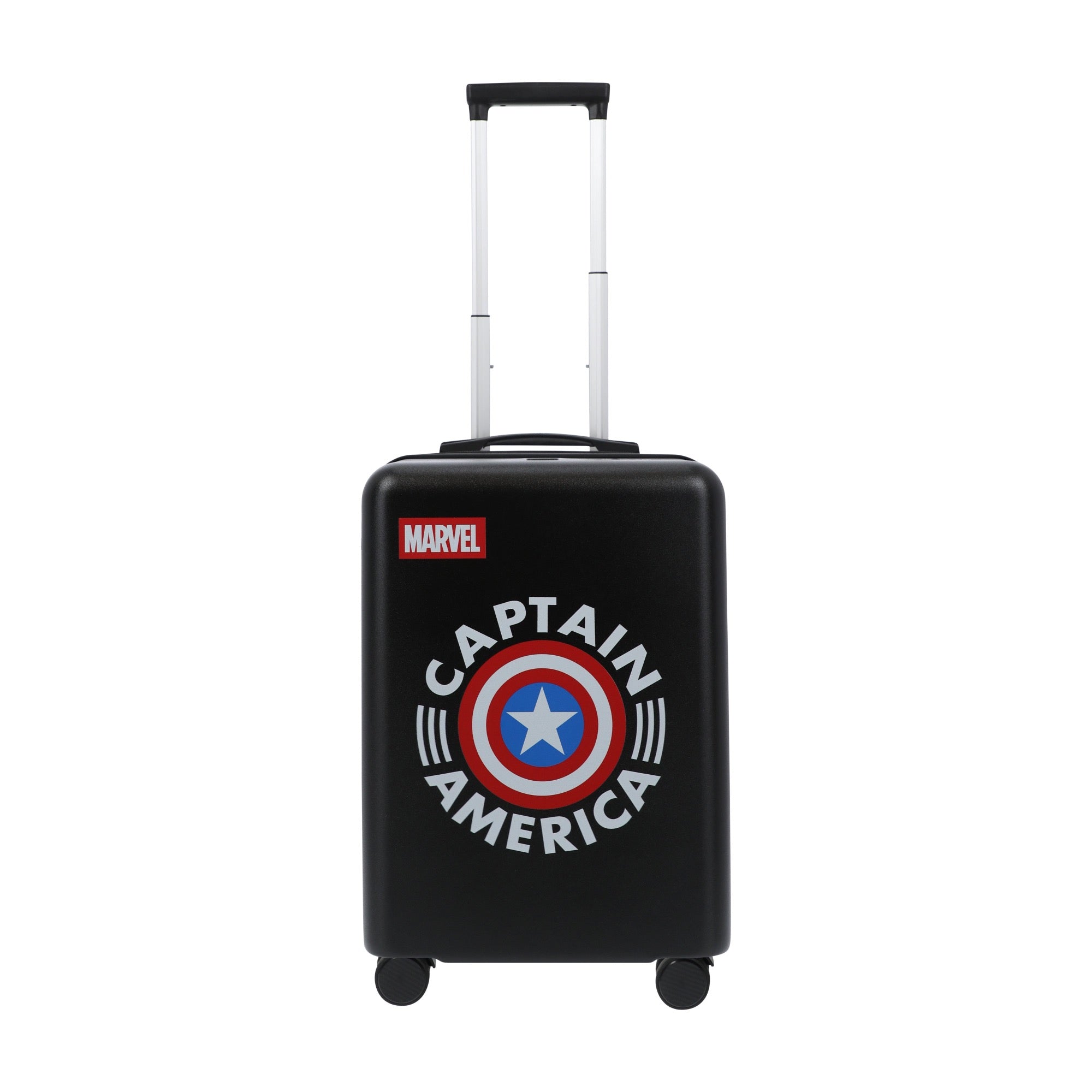 Black marvel captain america 22.5" carry-on spinner suitcase luggage by Ful