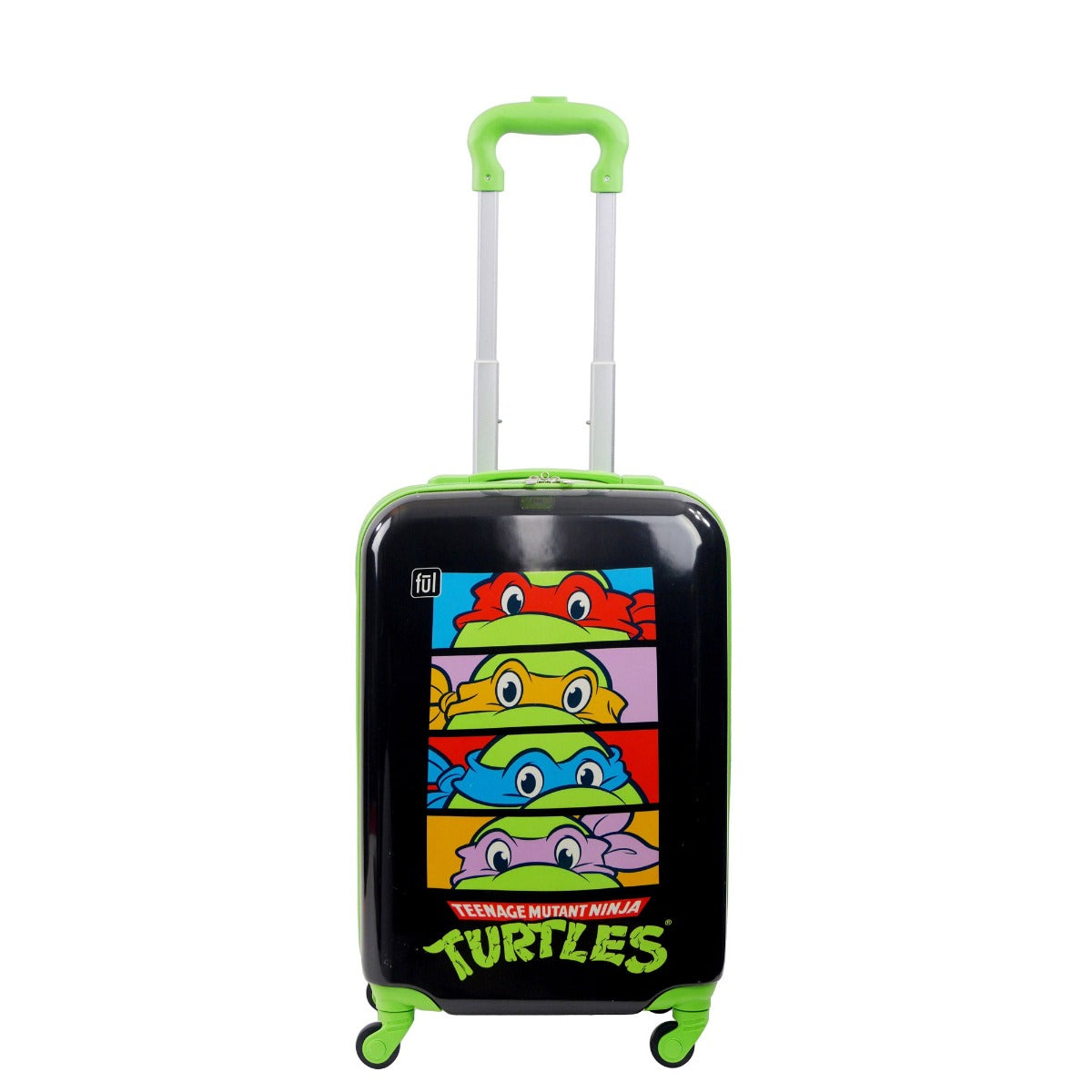 Teenage Mutant Ninja Turtles kids 21" Black hard-sided carry-on suitcase rolling luggage