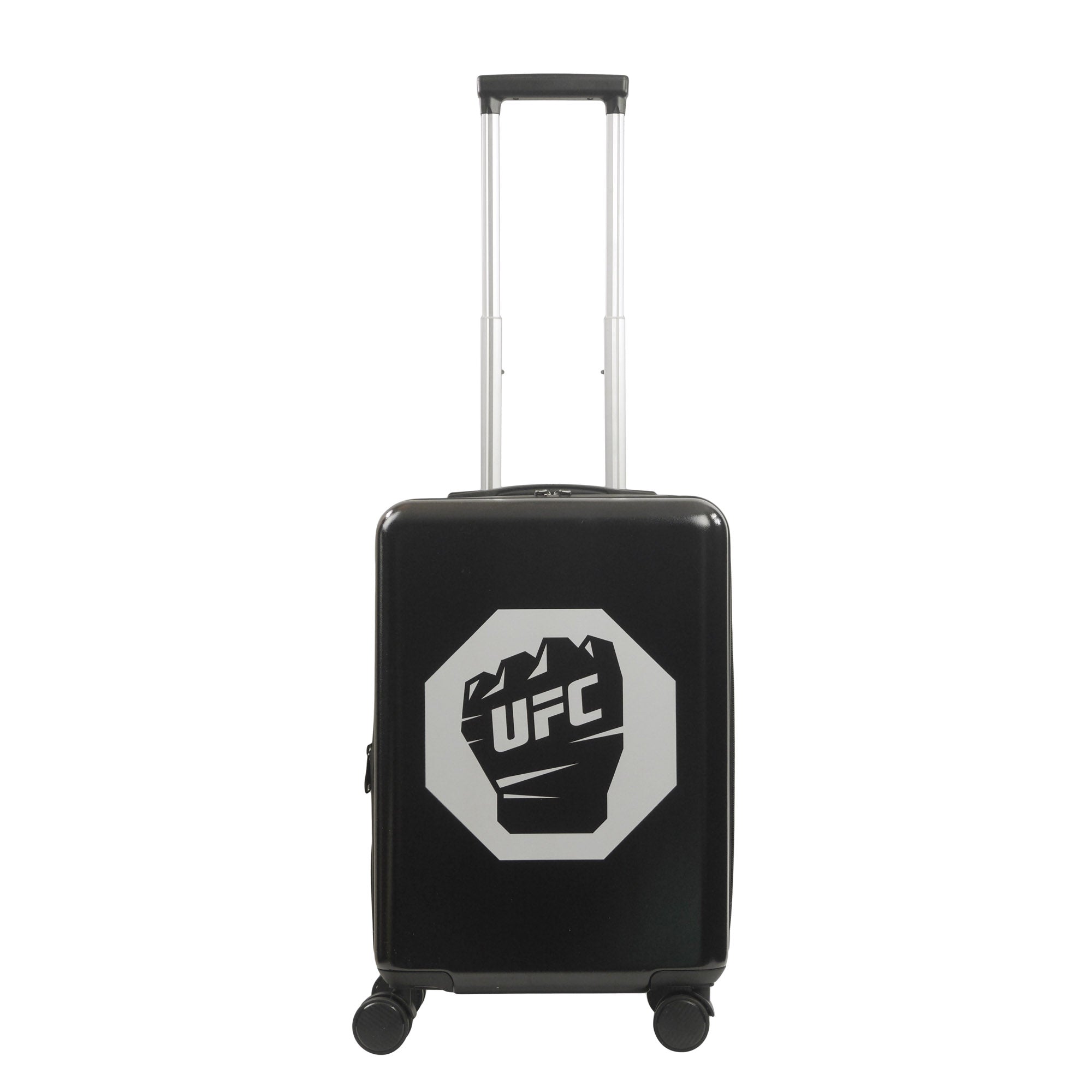 UFC Ful 22.5" Black Carry-On Fist Logo Spinner, Hard side Suitcases