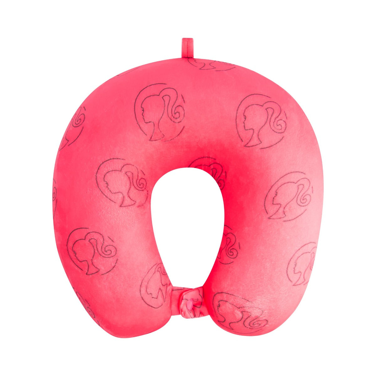 Pink Ful Mattel Barbie profile memory foam travel neck pillow