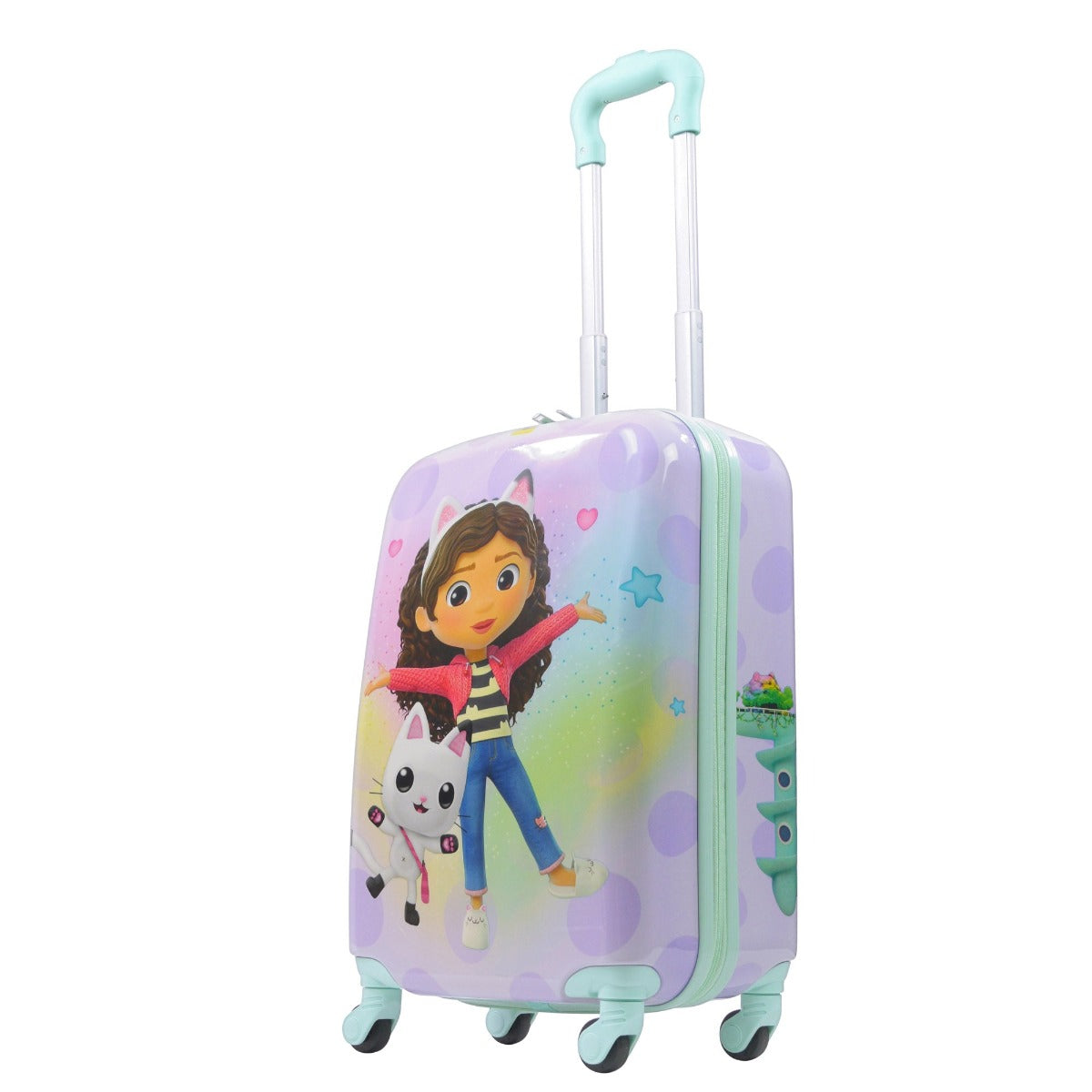 Gabby's Dollhouse 21" carry on hardside spinner suitcase - best suitcase for travelling kids