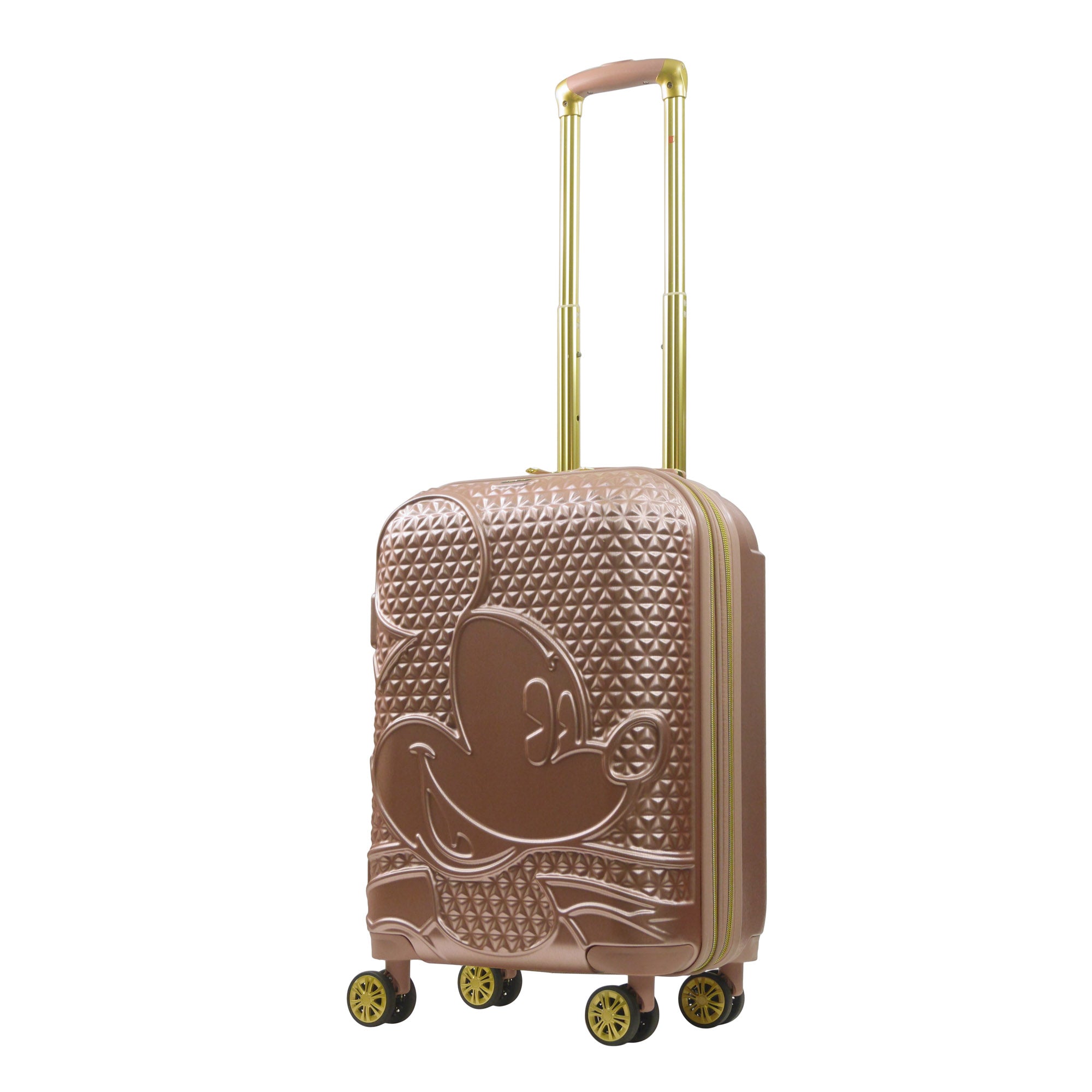 Mickey Mouse Rolling Luggage FŪL Disney Luggage 22.5" Rose Gold