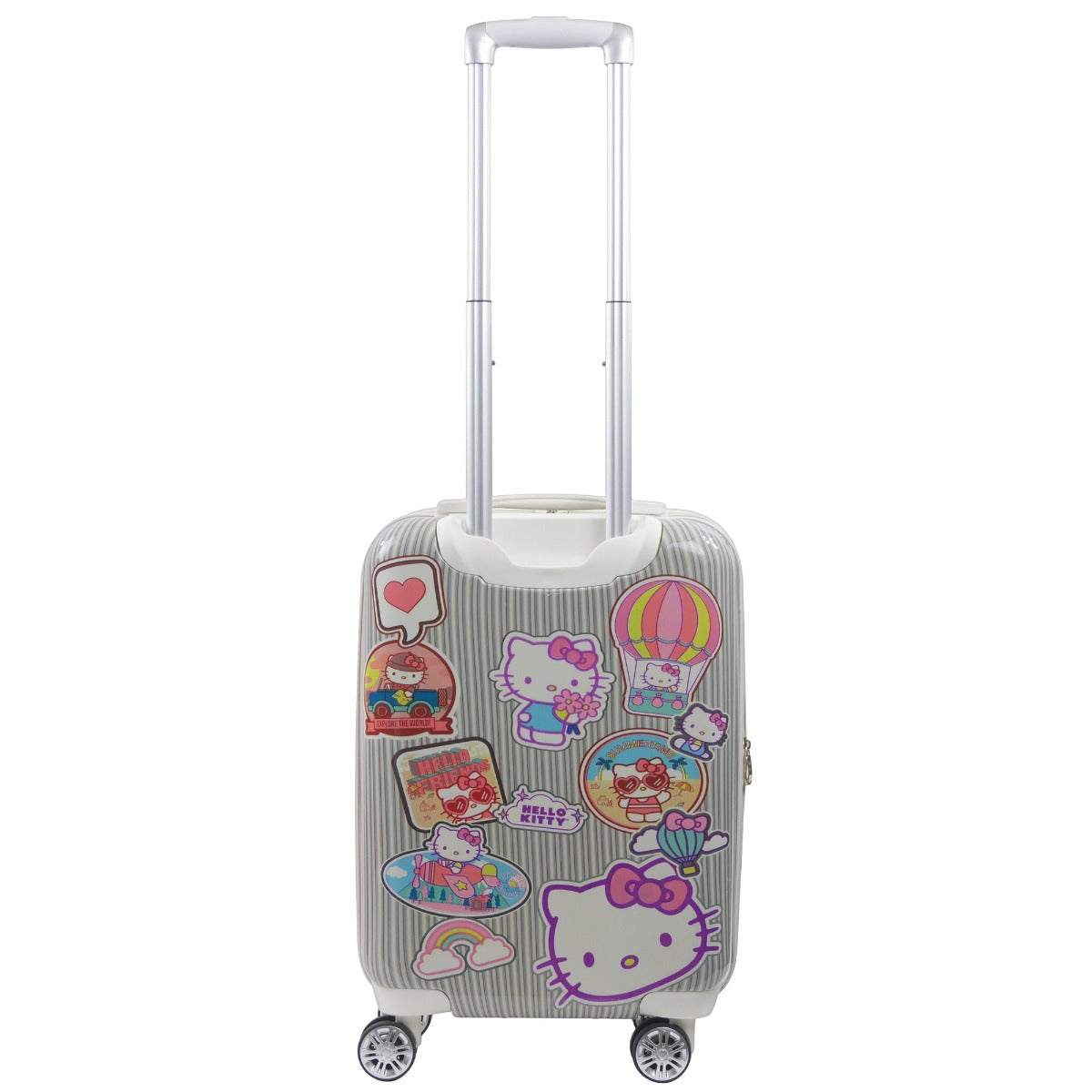 Ful Hello Kitty cute stickers 21" carry-on spinner suitcase - best hardshell luggage for travel