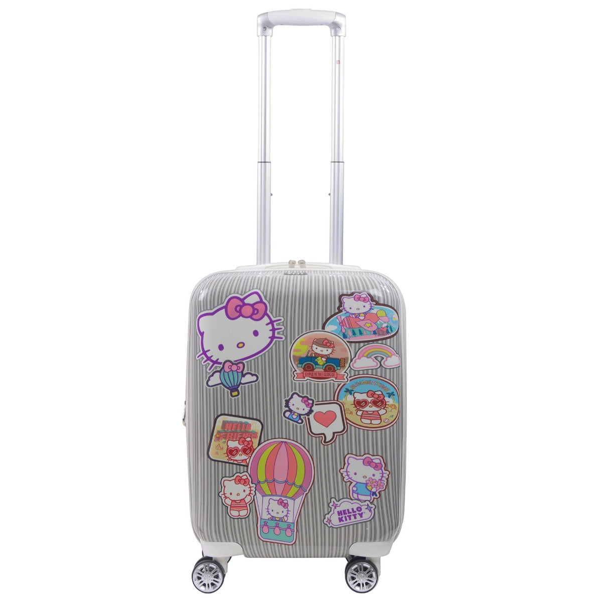 Ful Hello Kitty cute stickers 21 inch spinner hardside luggage - best carry-on suitcase for traveling