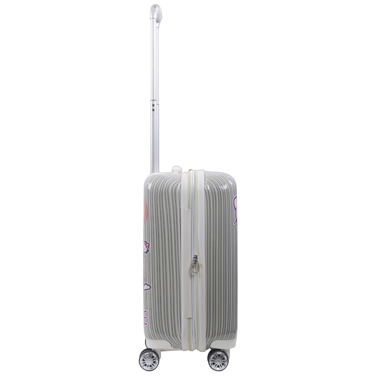 Ful Hello Kitty cute stickers 21 inch spinner hardside luggage - best carry-on suitcase for travel