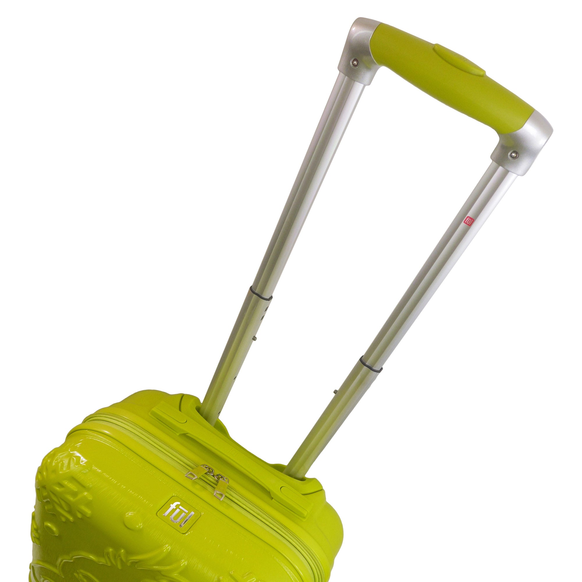 Green Grinch hardside spinner suitcase carry-on rolling luggage