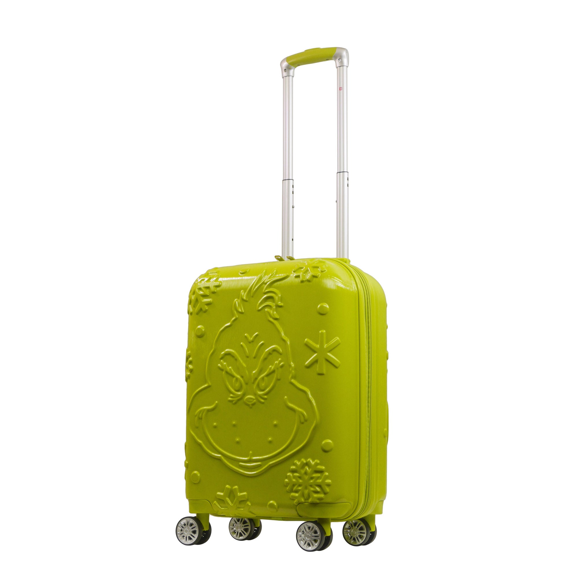 Green Grinch Hardside spinner suitcase carry-on rolling luggage