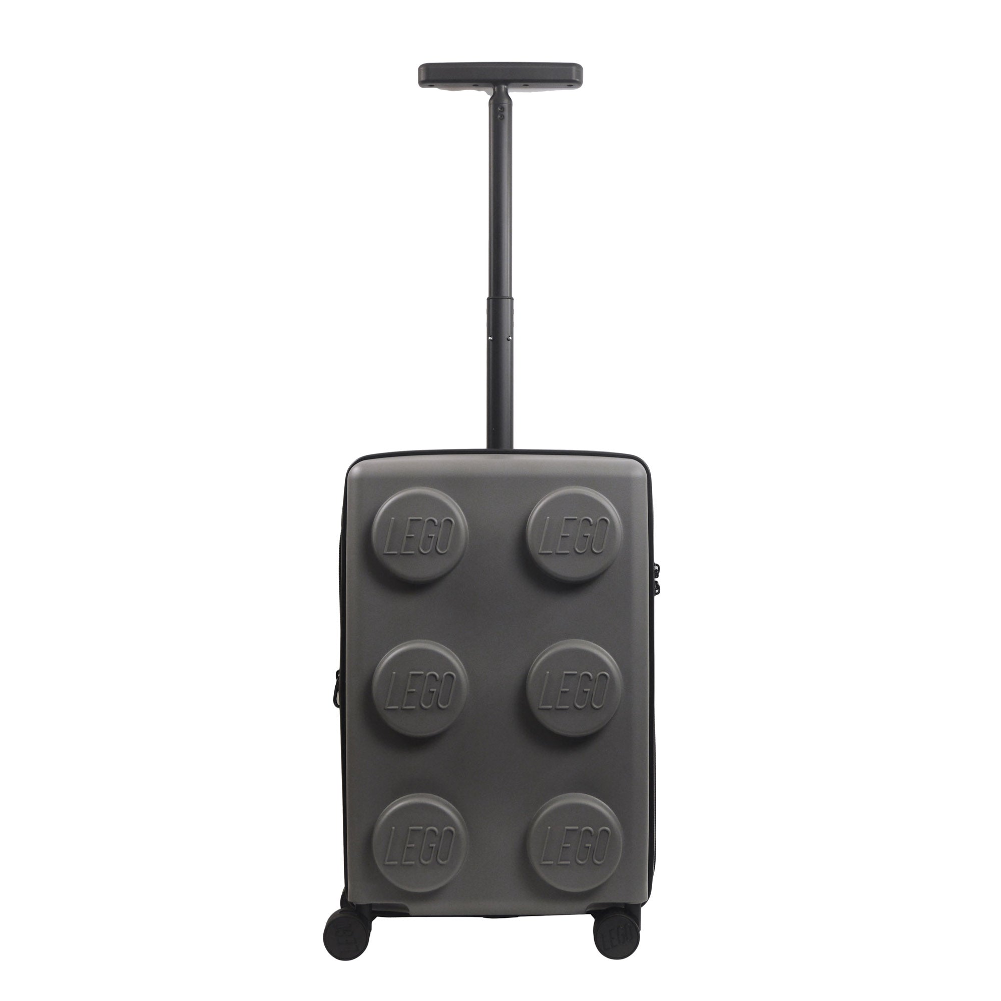 LEGO® Signature Brick Grey 22" hardshell carry-on rolling luggage spinner suitcase