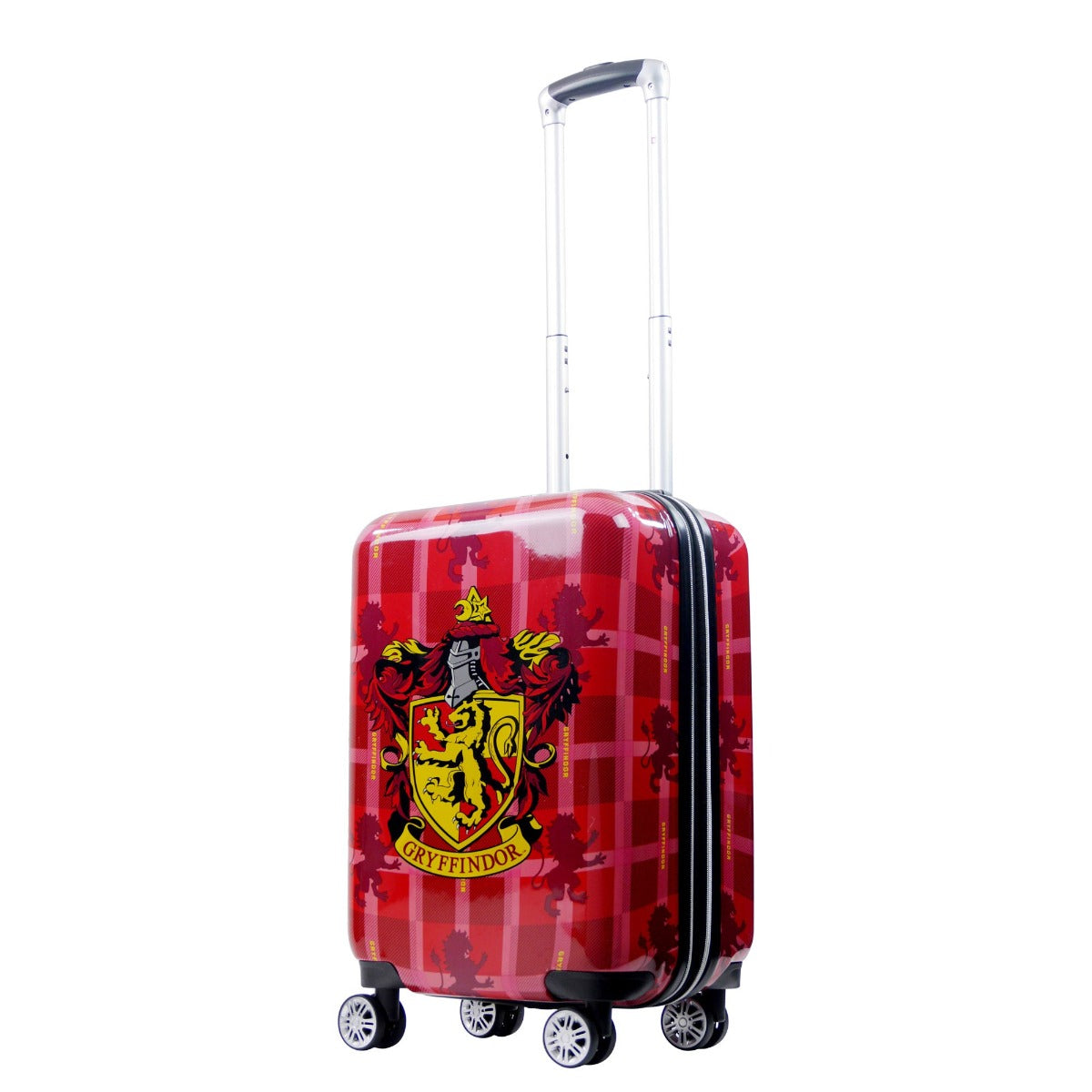 Red Harry Potter Gryffindor 22" carry-on hardside spinner suitcase luggage - best suitcases for traveling