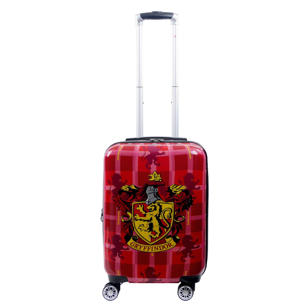 Red Harry Potter Gryffindor 22" hardside spinner suitcase - best carry-on luggage for traveling