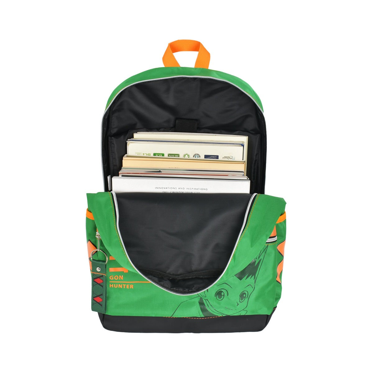 Green Hunter X Hunter Gon Pro Hunter backpack - best dependable school backpacks