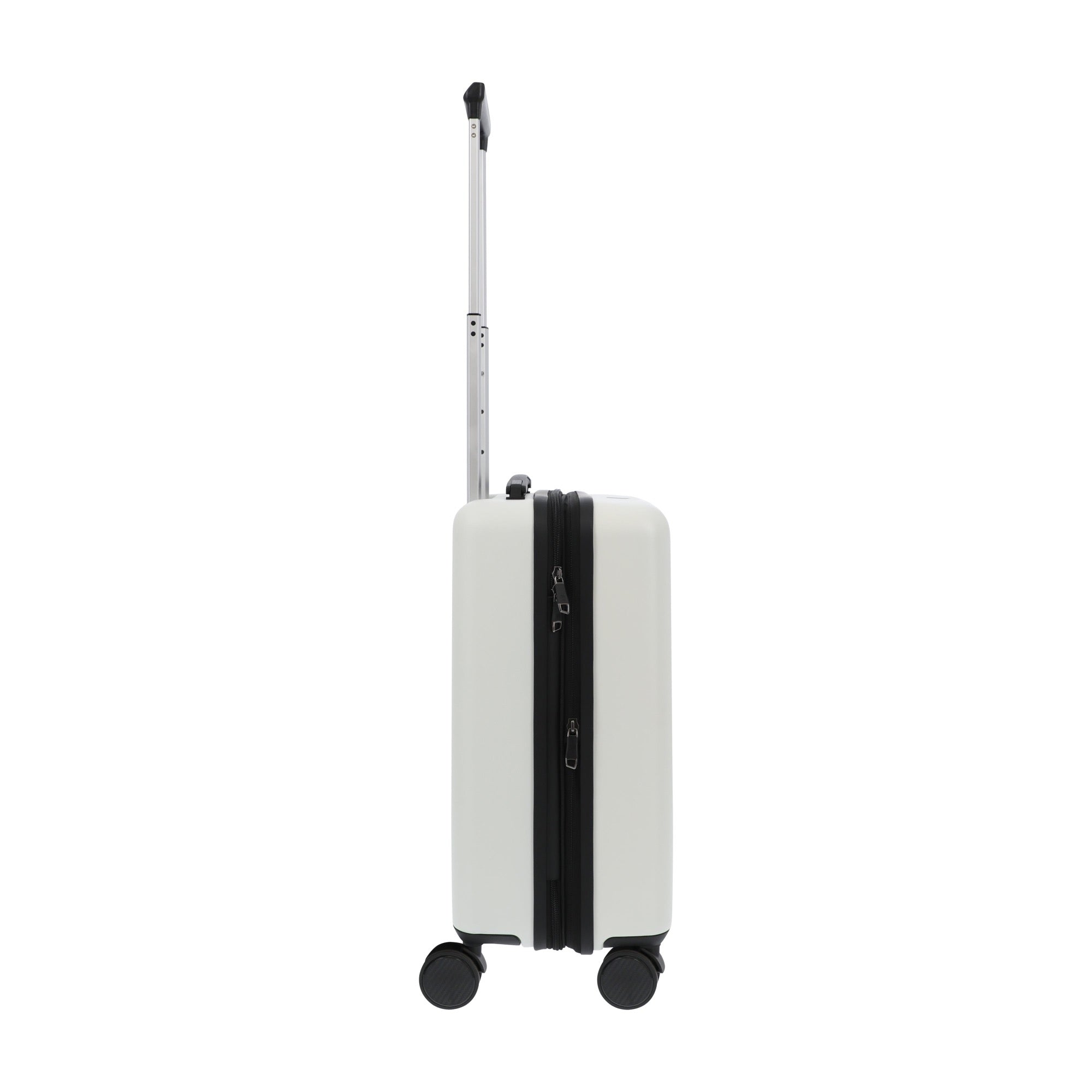 White corona 22.5" carry-on spinner suitcase rolling luggage by Ful