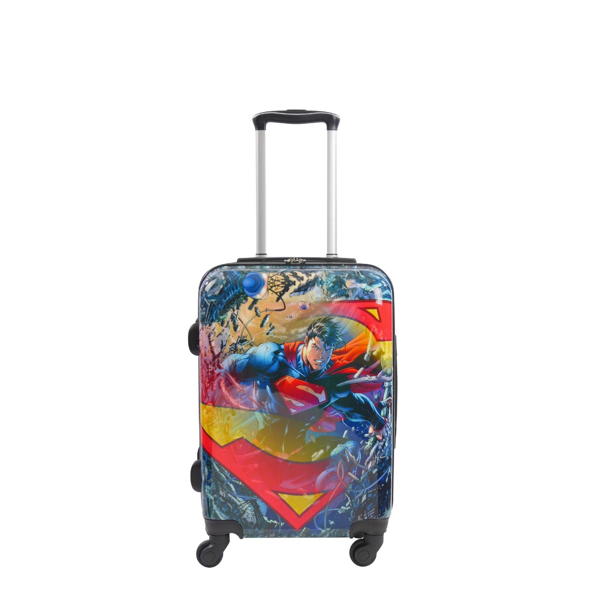 DC Comics Superman 21 inch hardside spinner luggage - best carry on suitcase for kids