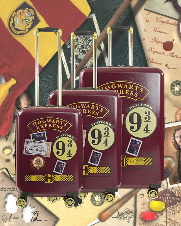 Harry Potter Ful Hogwarts Express Burgundy Hardsided Spinner Suitcase 3 piece luggage set