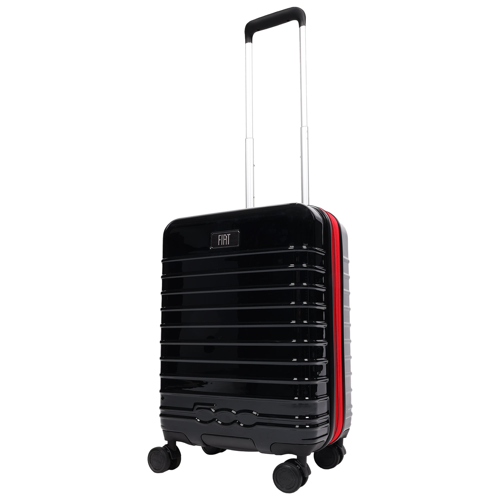 Fiat 500 x FUL 22" Expandable Hardside Carry-On Spinner, Black