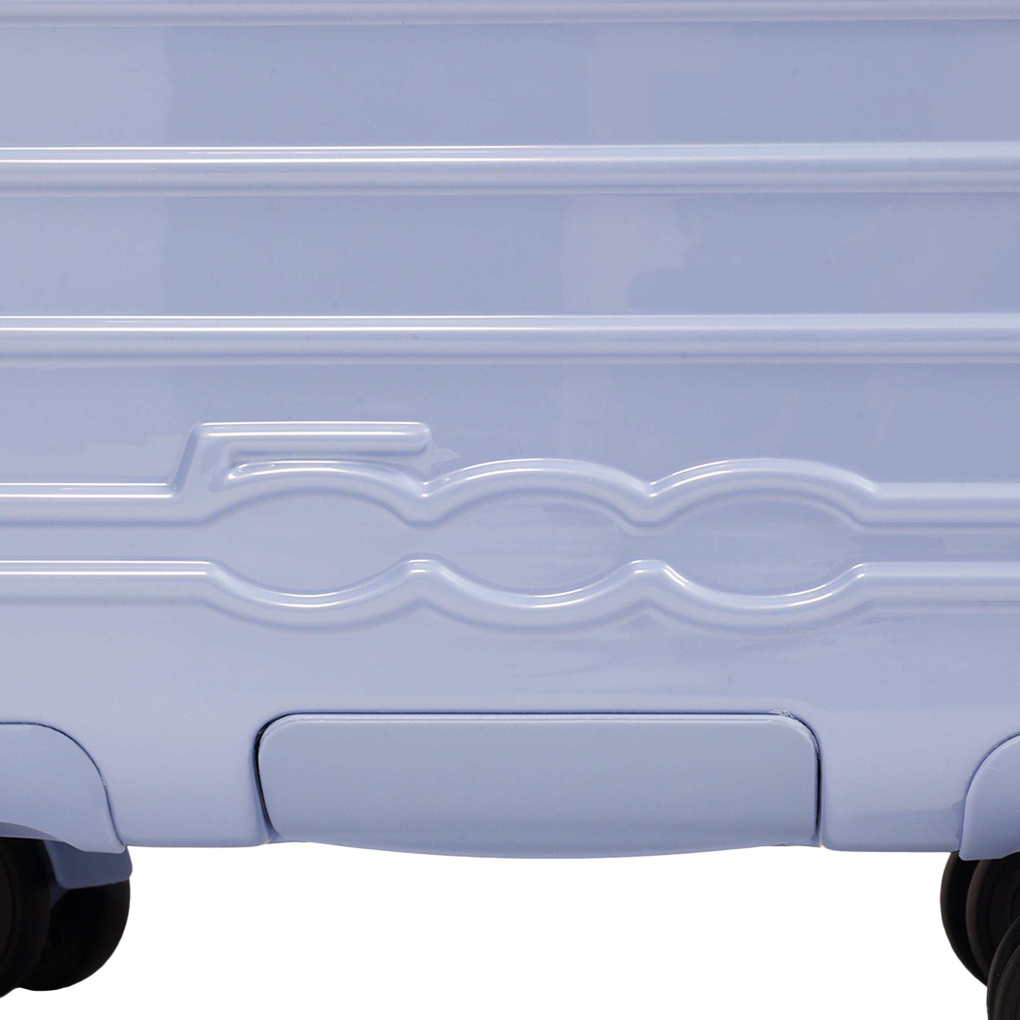 Fiat 500 x FUL 22" Expandable Hardside Carry-On Spinner, Light Blue