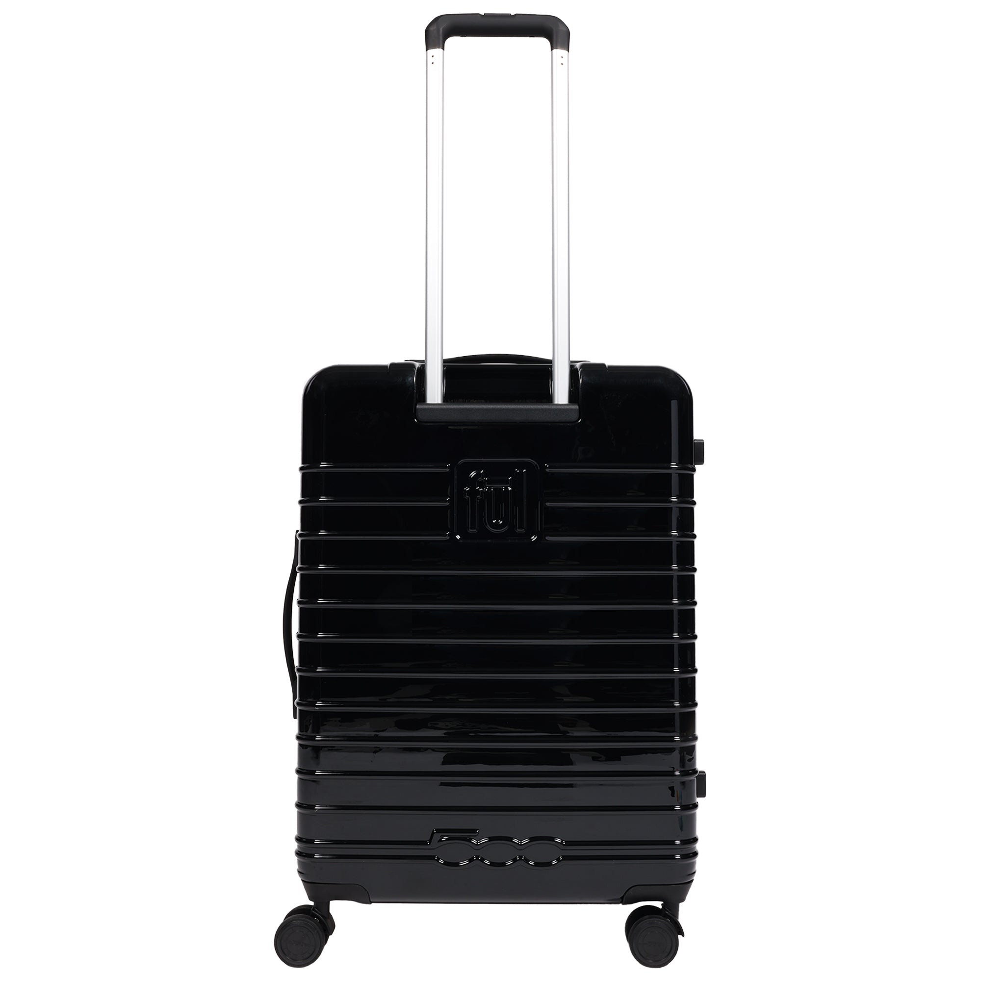 Fiat 500 x FUL 26.5" Expandable Hardside Spinner Luggage, Black