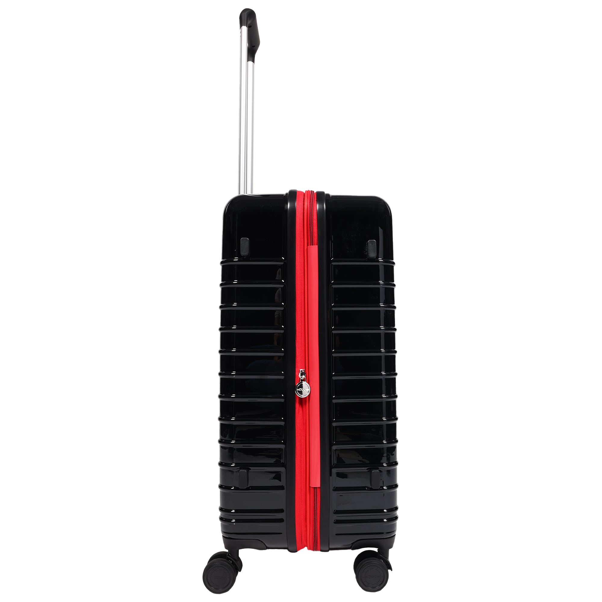 Fiat 500 x FUL 26.5" Expandable Hardside Spinner Luggage, Black