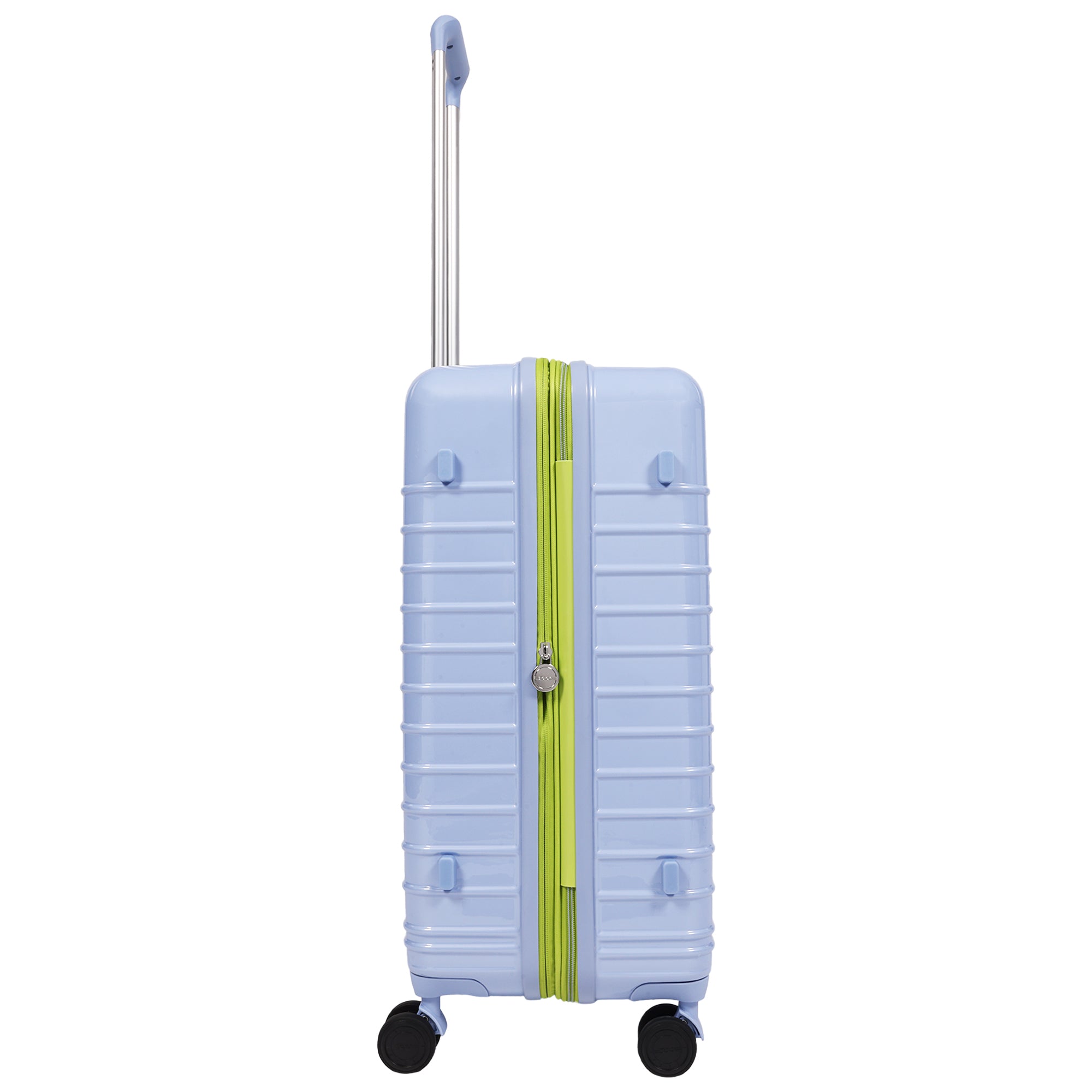 Fiat 500 x FUL 26.5" Expandable Hardside Spinner Luggage, Light Blue