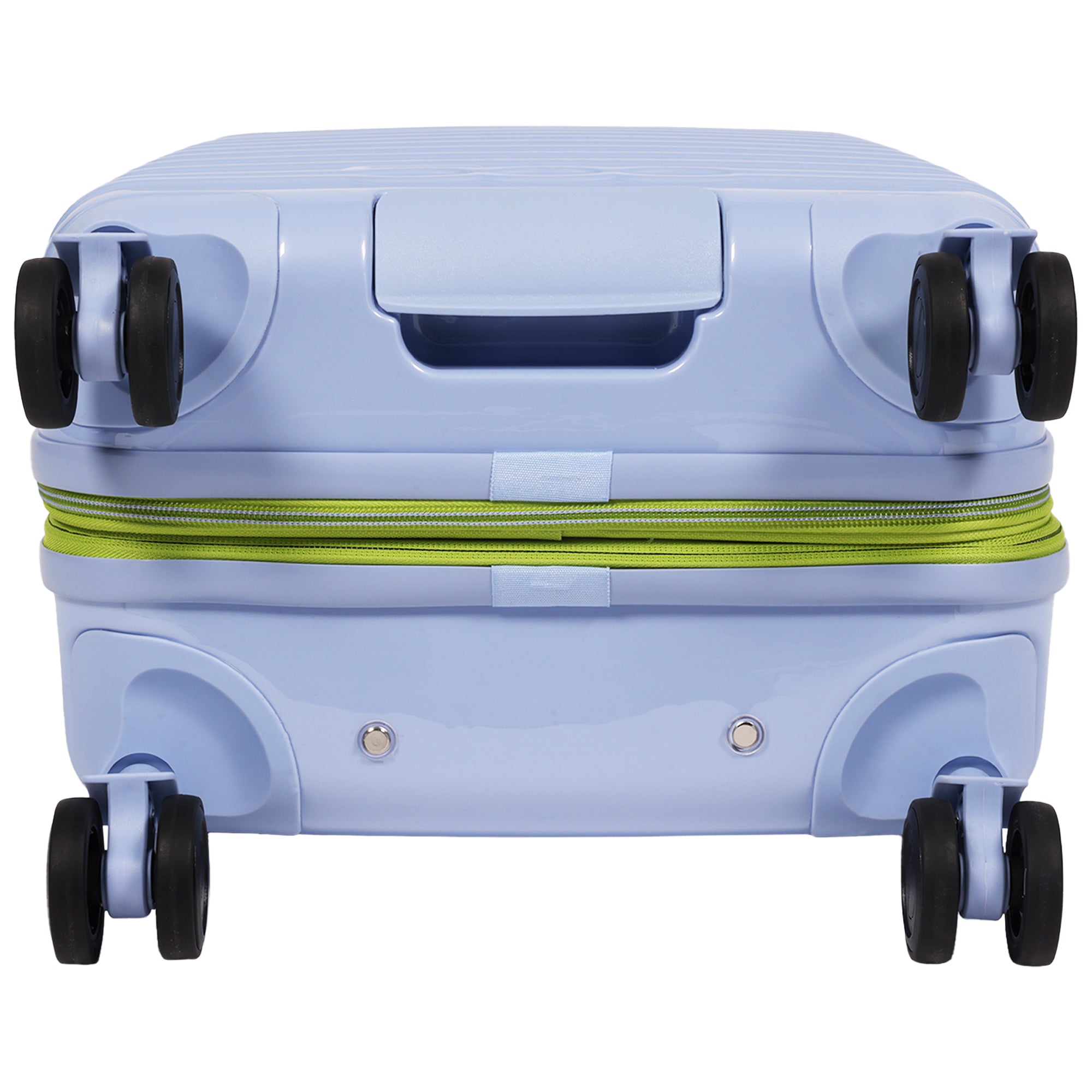 Fiat 500 x FUL 26.5" Expandable Hardside Spinner Luggage, Light Blue