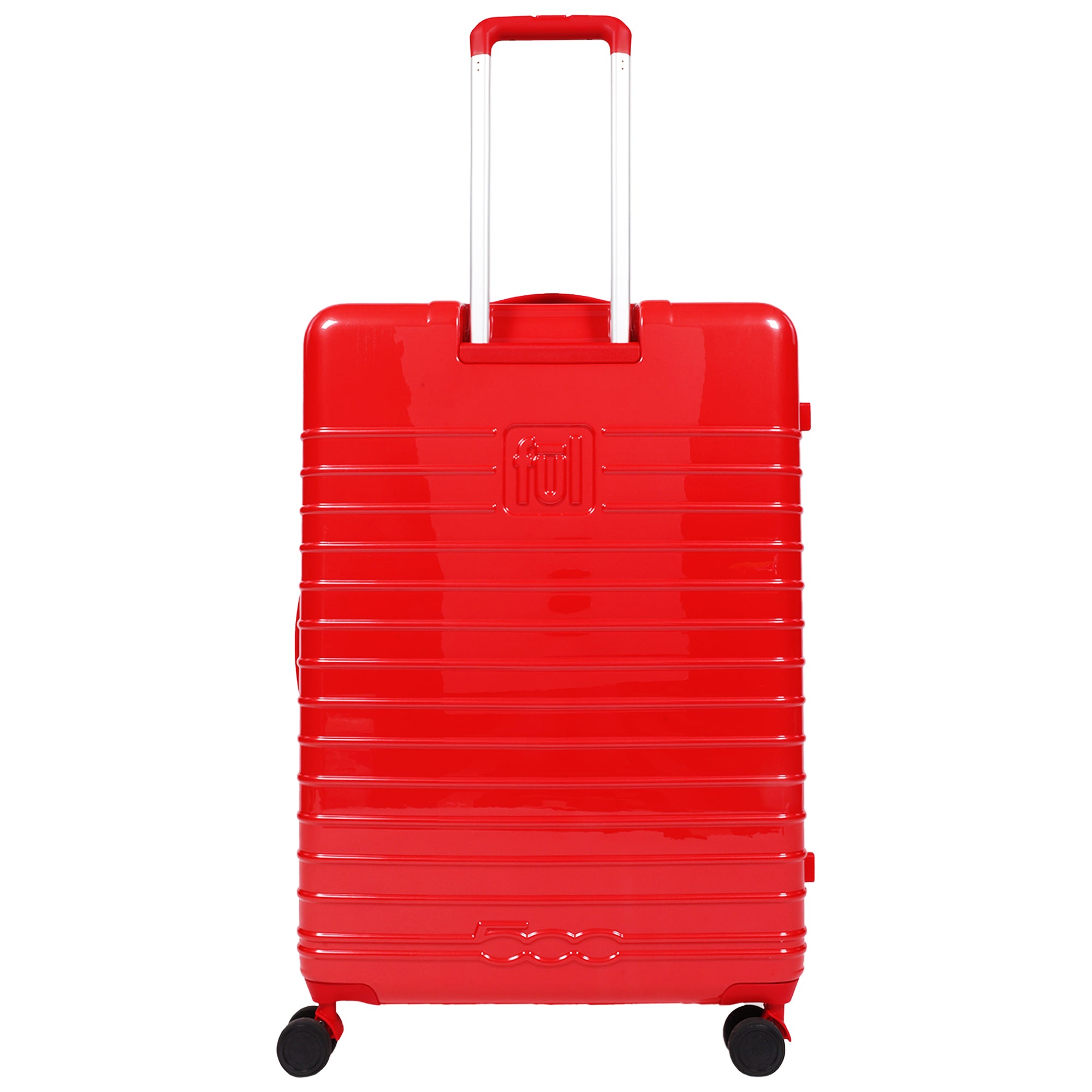Fiat 500 x FUL 31.5" Expandable Hardside Spinner Luggage, Red