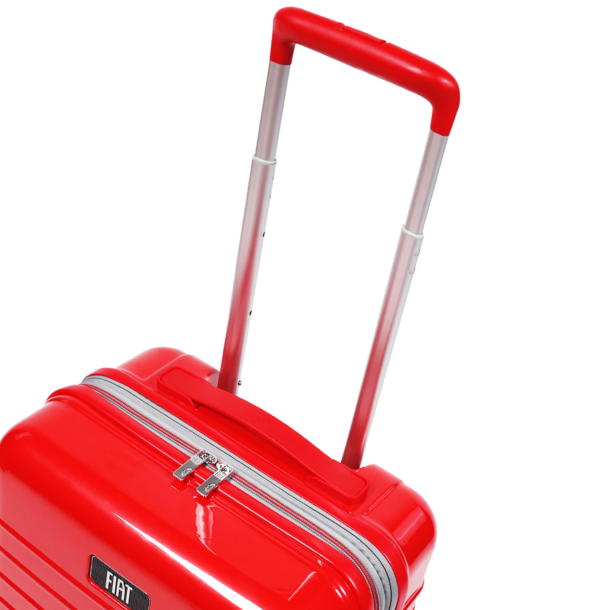 Fiat 500 x FUL 3-Piece Expandable Hardside Spinner Luggage Set – 22", 26.5", 31.5", Red